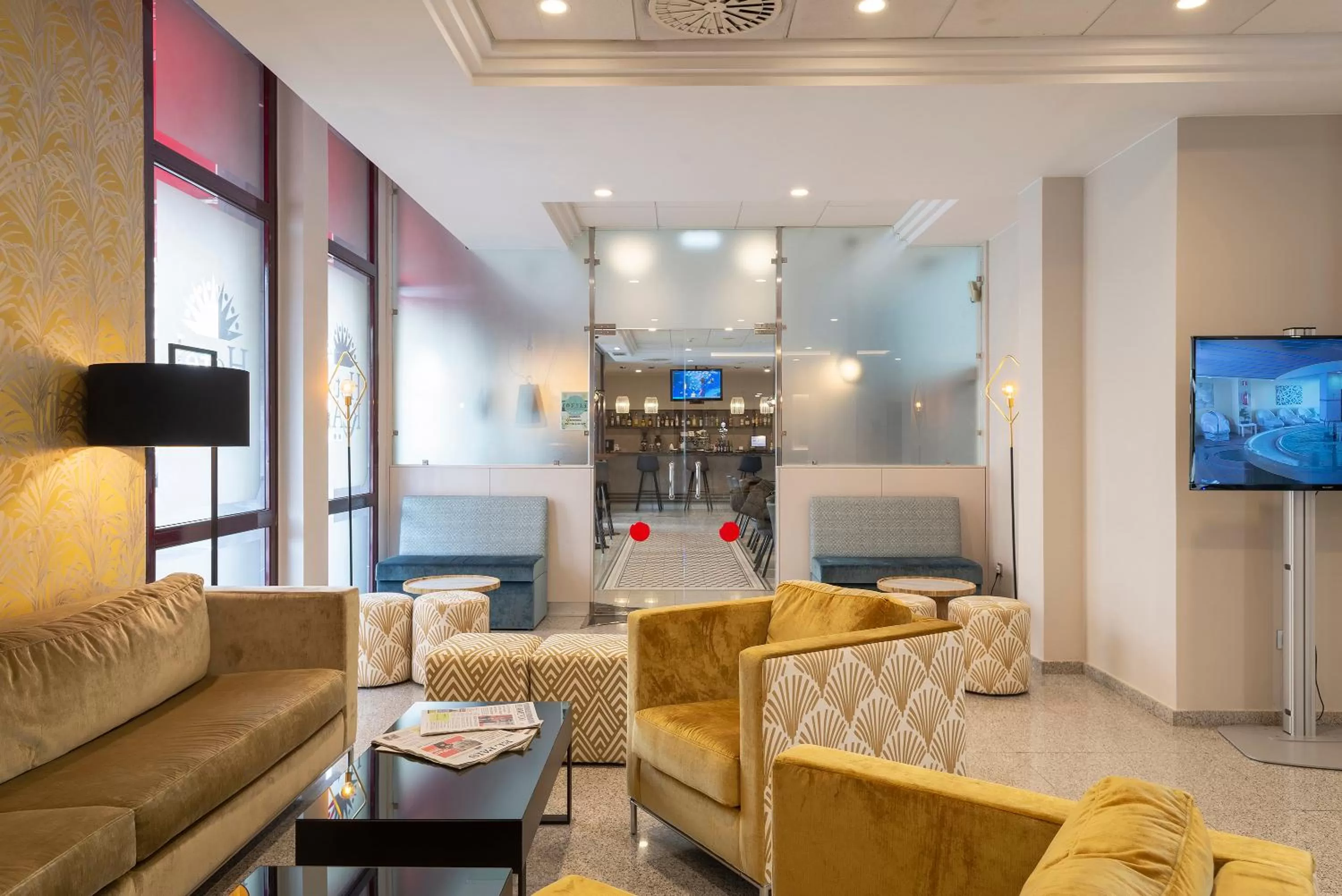 Lobby or reception in Hotel & Spa Real Jaca