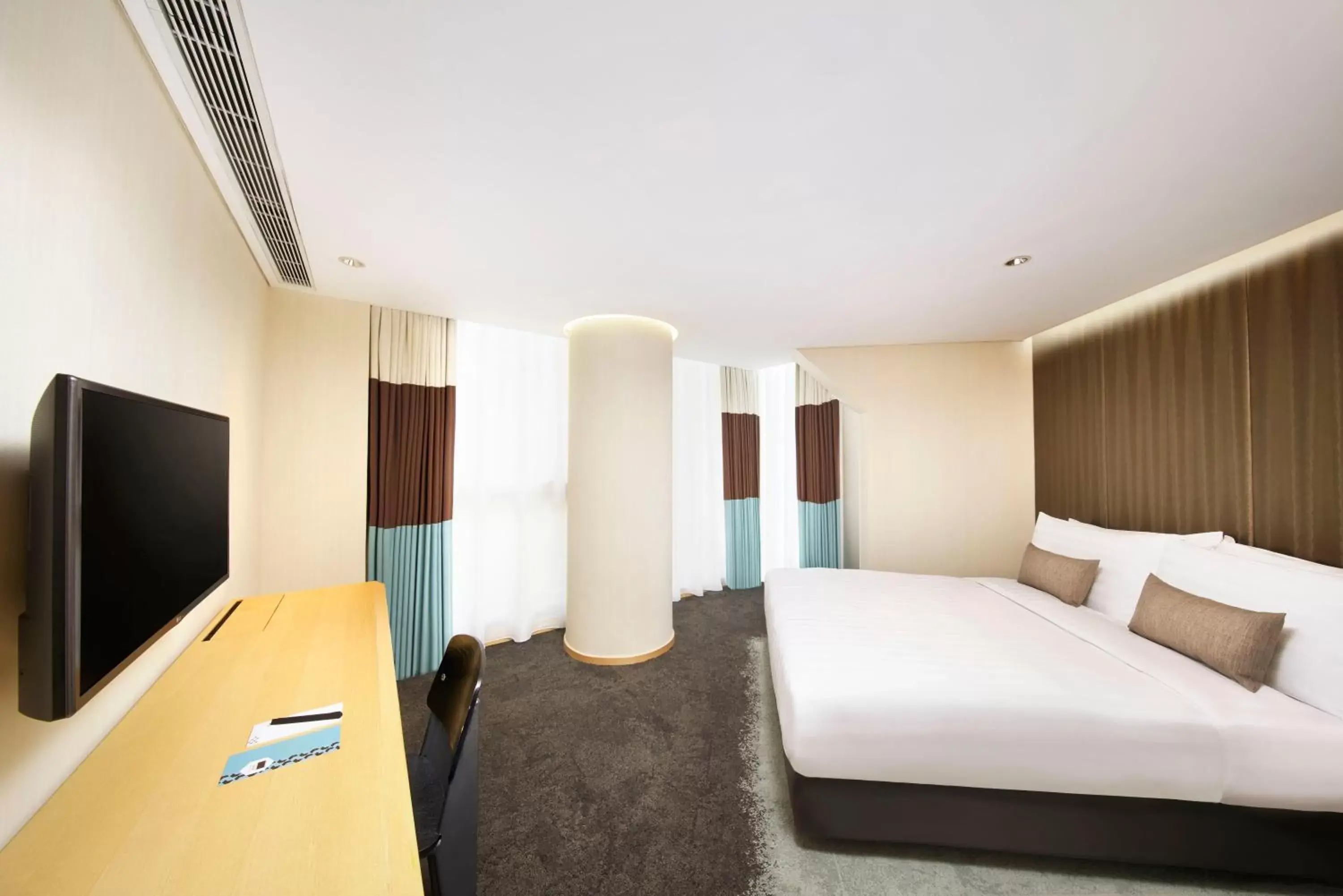 Bedroom in Hotel 108, Hong Kong