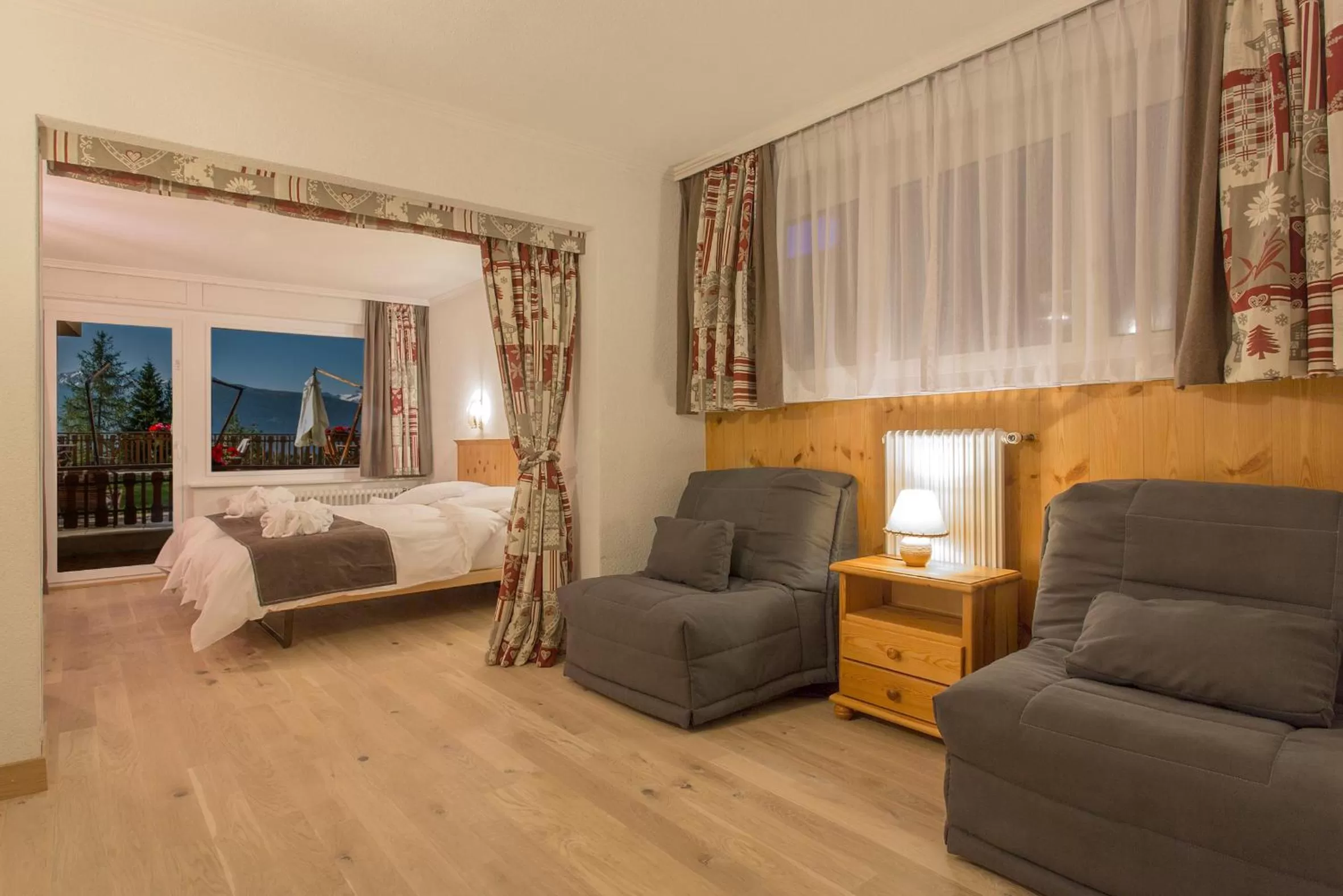 Bed in Hotel Ad'Eldorado