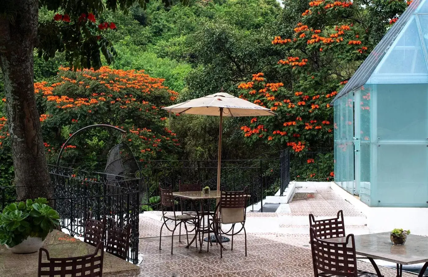 Patio in Hotel Rio Atlixco