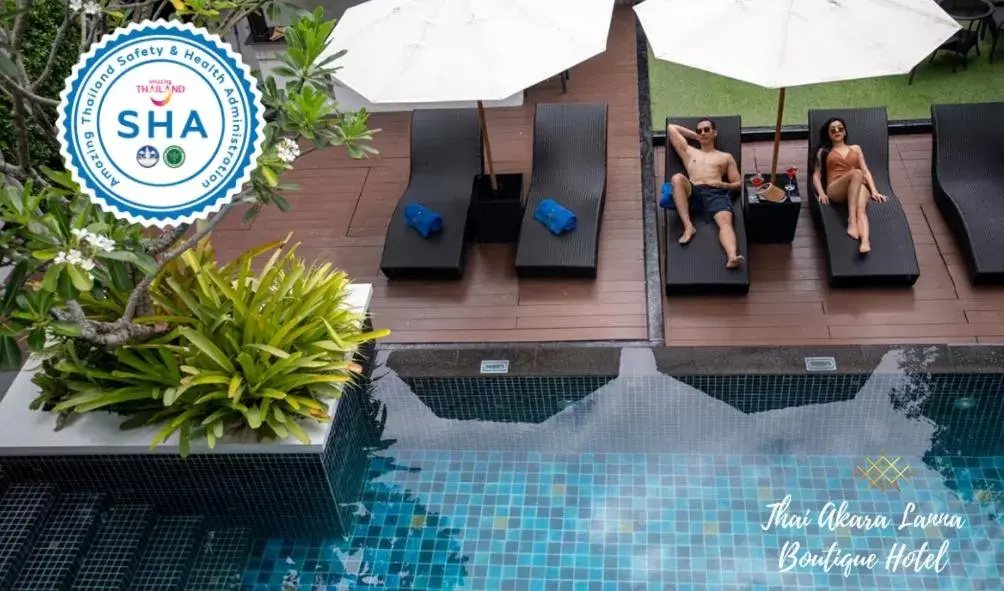 Property building, Swimming Pool in Thai Akara - Lanna Boutique Hotel -SHA Extra Plus