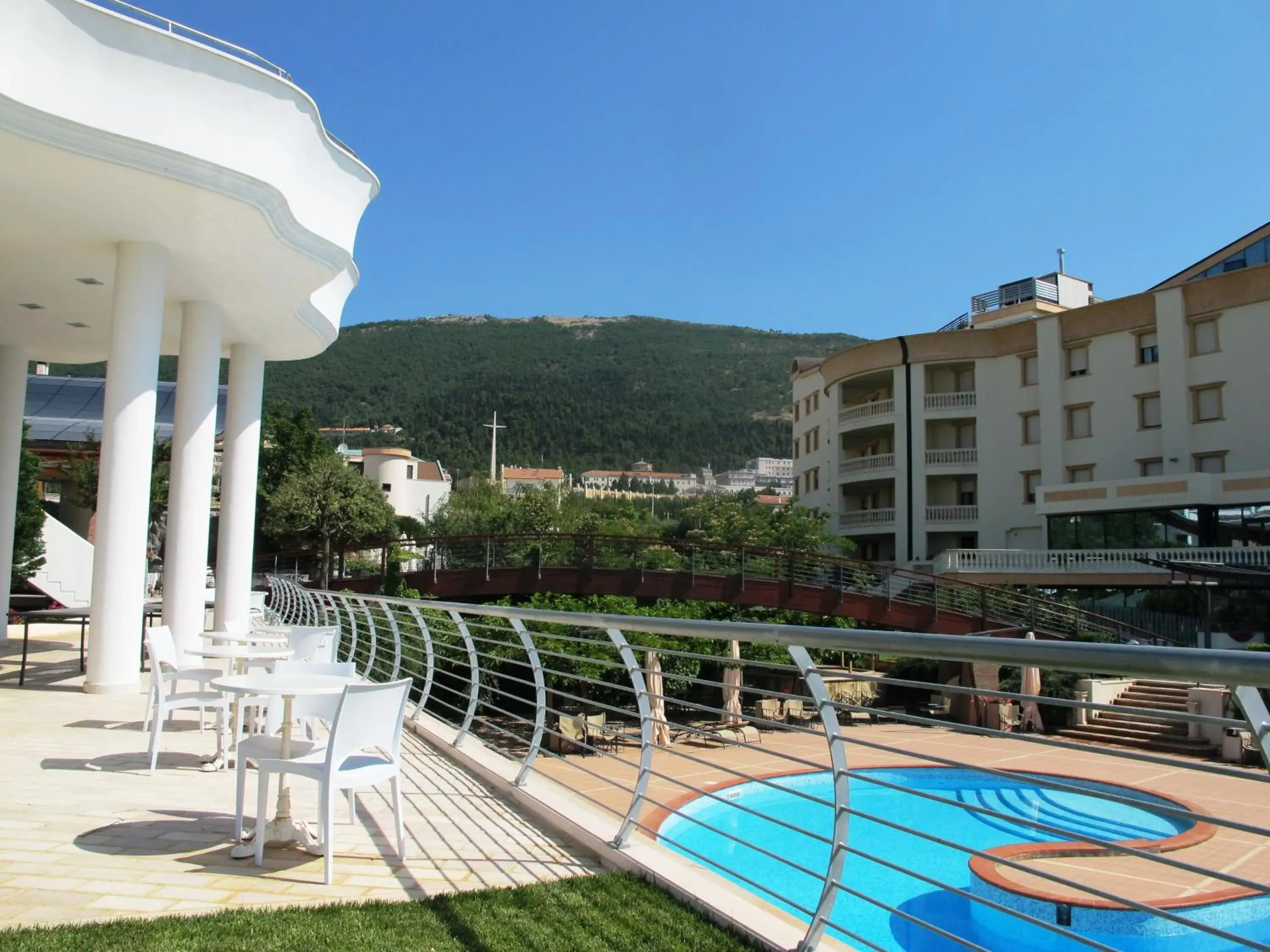 Balcony/Terrace, Swimming Pool in Gran Paradiso Hotel Spa