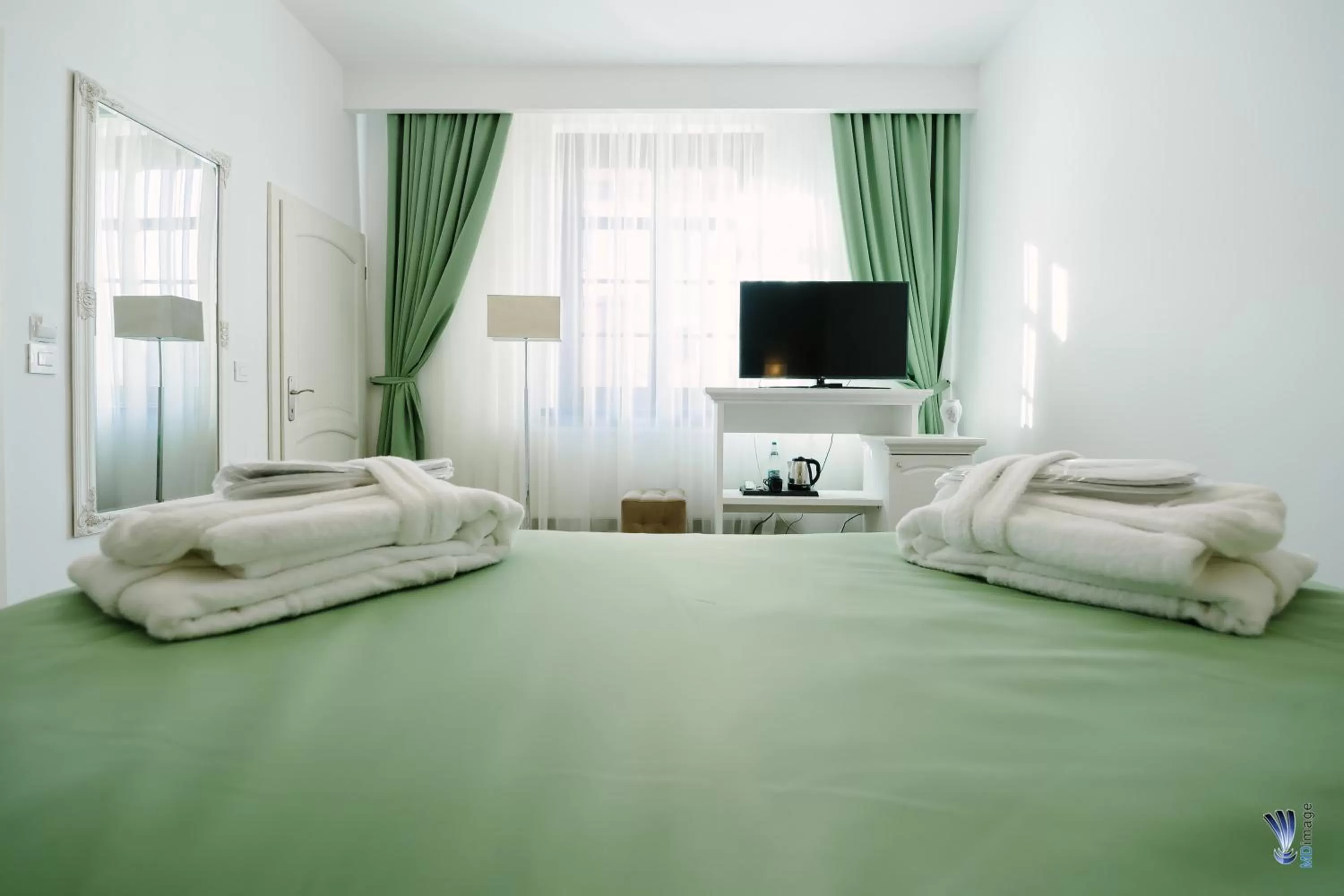 Bed in Hotel La Belle Epoque