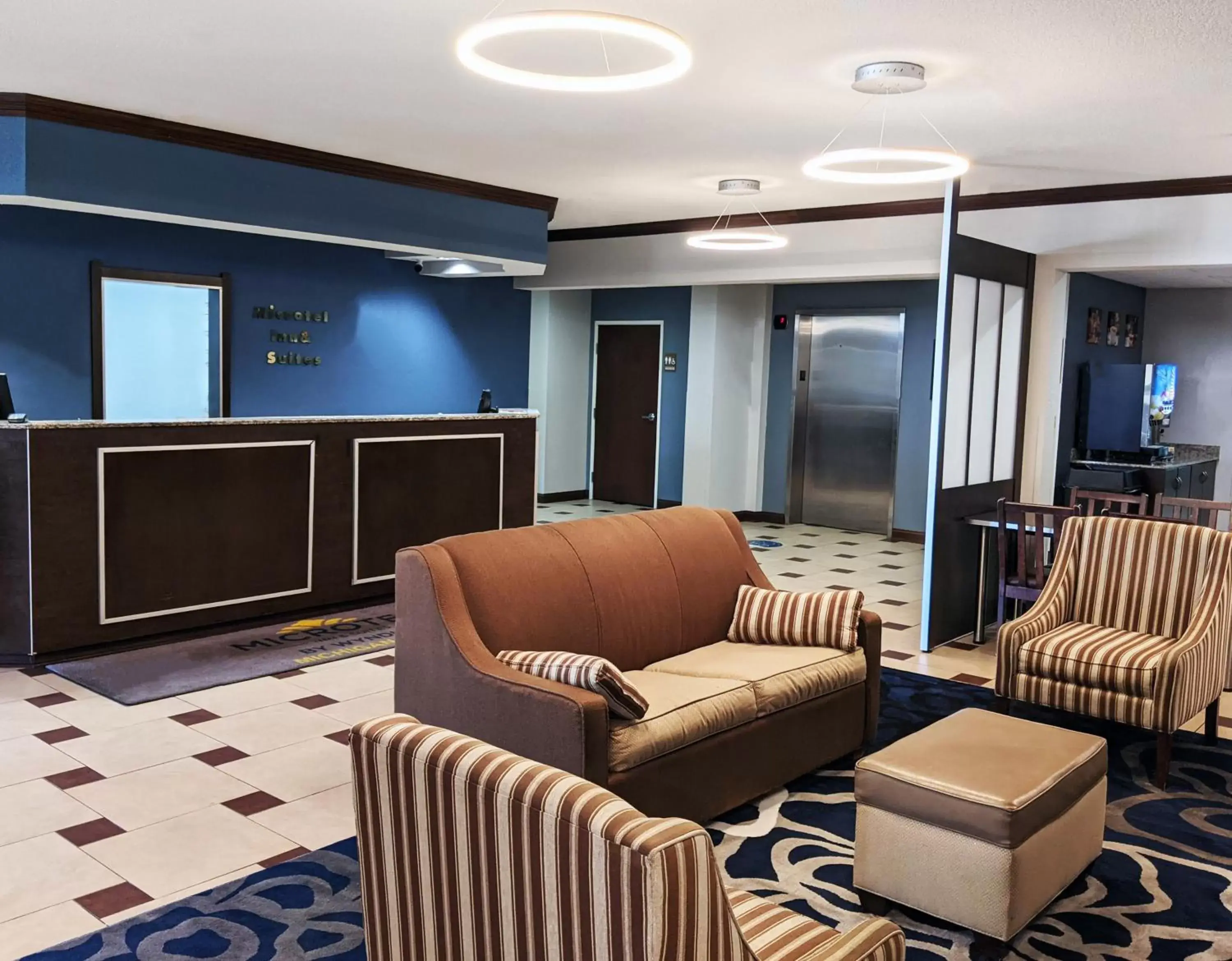 Lobby or reception in Microtel Inn & Suites by Wyndham Michigan City