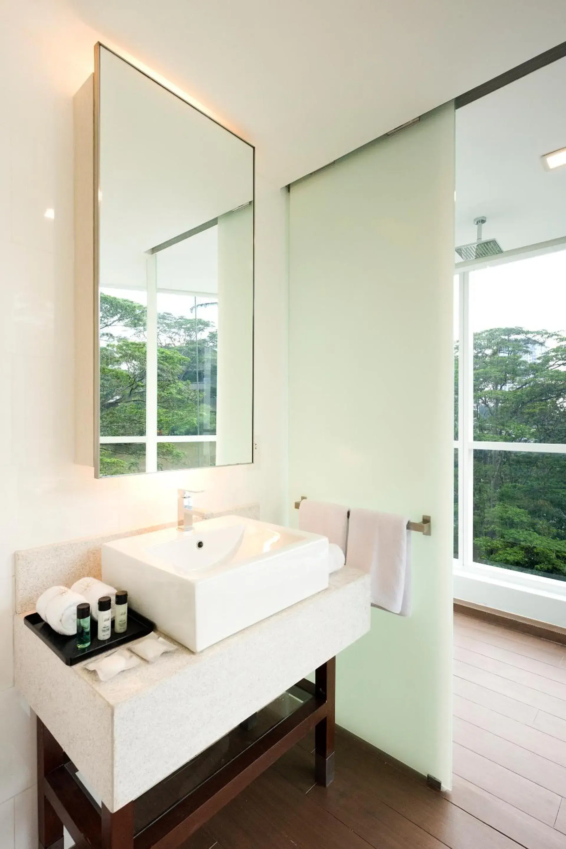 Shower, Bathroom in Oasia Suites Kuala Lumpur by Far East Hospitality