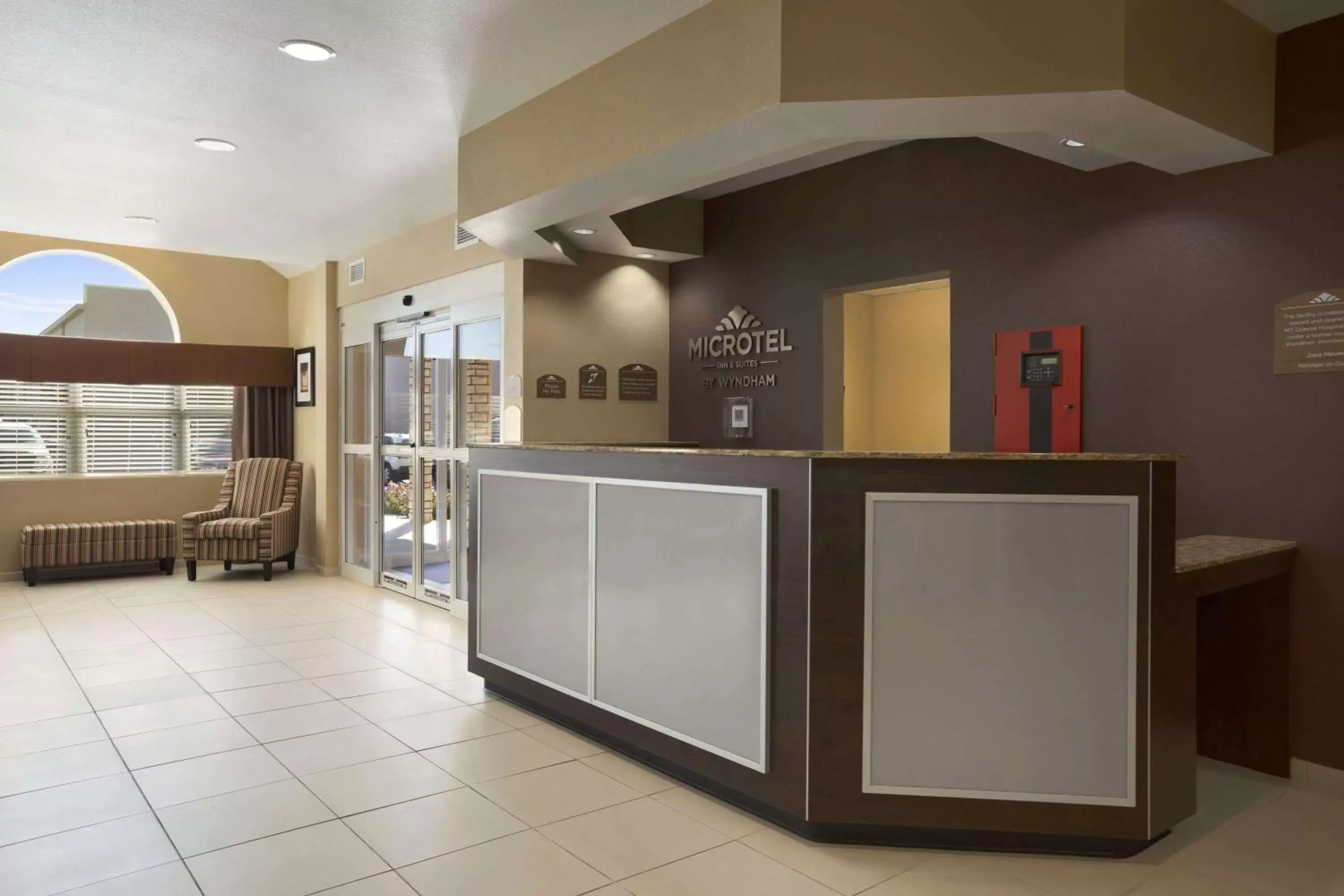 Lobby or reception, Lobby/Reception in Microtel Inn & Suites by Wyndham Odessa TX
