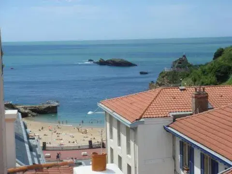 Beach, Sea View in Hôtel Les Alizés