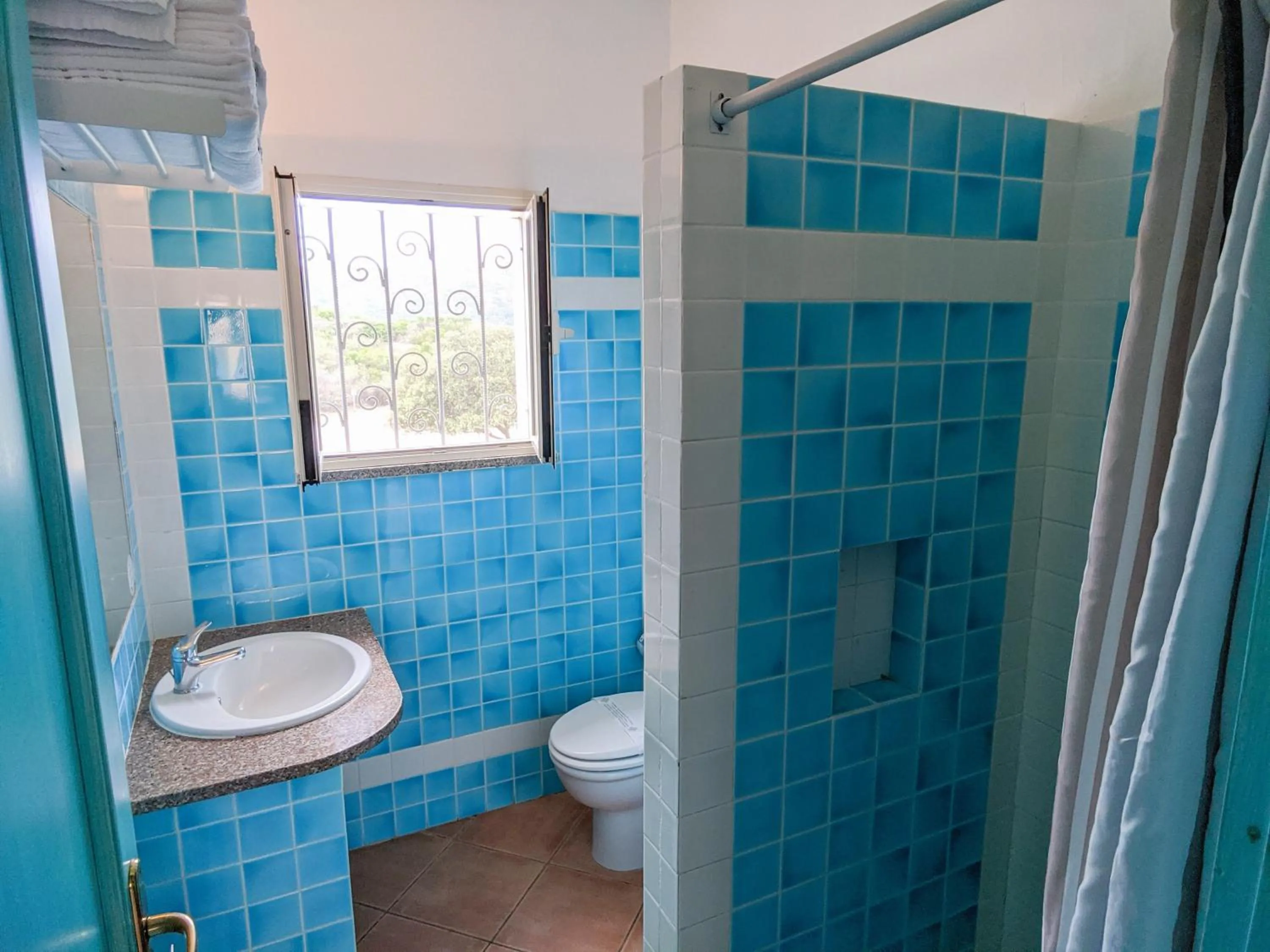 Bathroom in Residence Hotel Lu Nibareddu