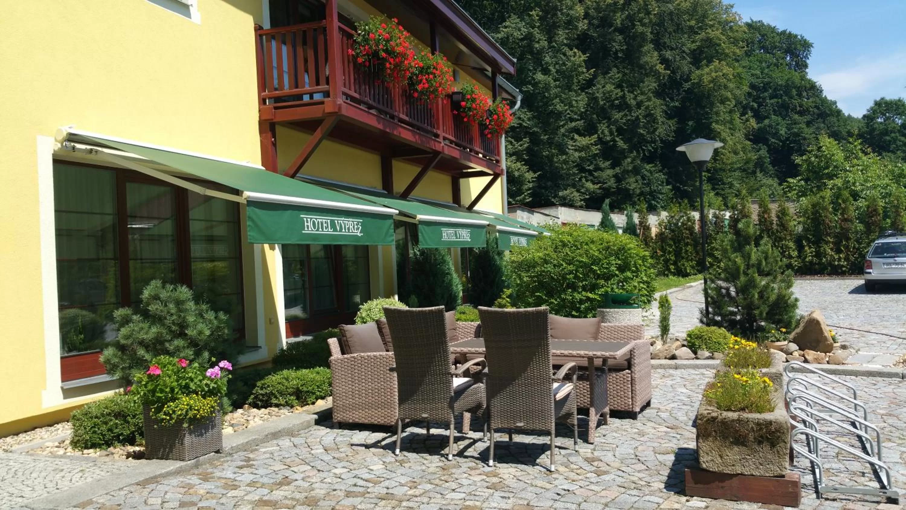 Patio in Hotel Výpřež - Děčín