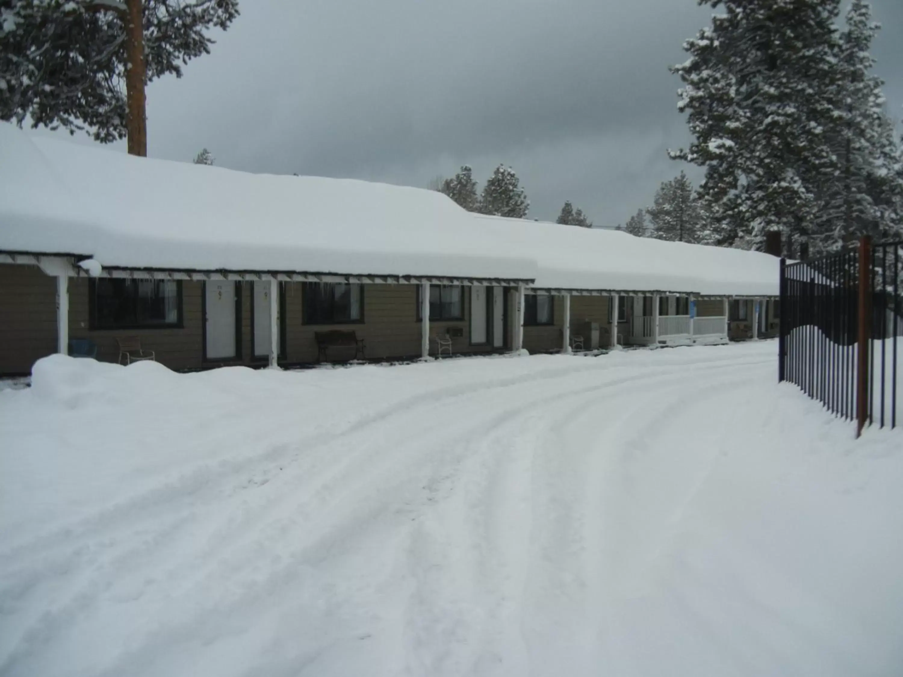 Winter in Tahoe Hacienda Inn