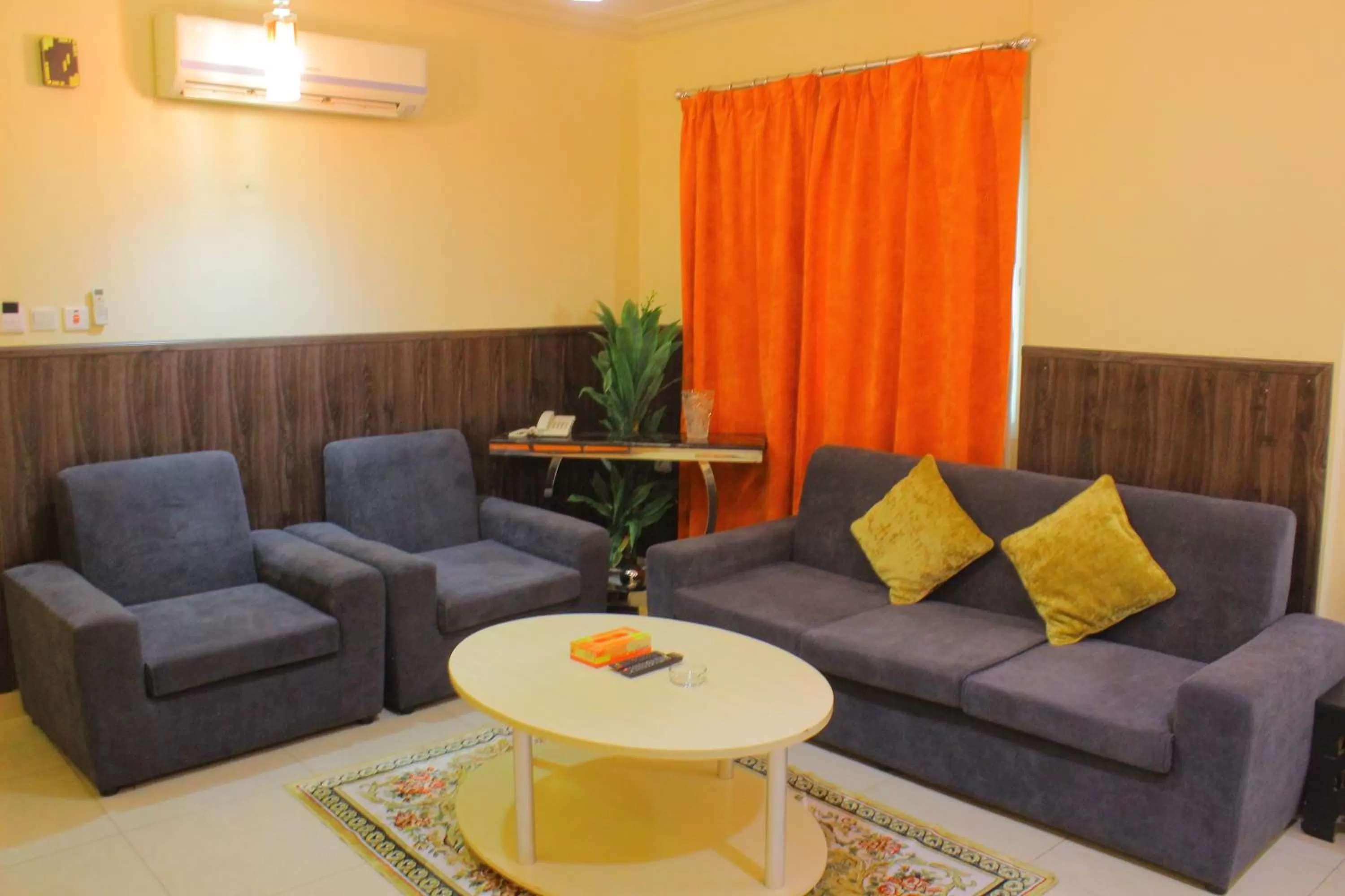 Seating Area in Al Amoria Apartments
