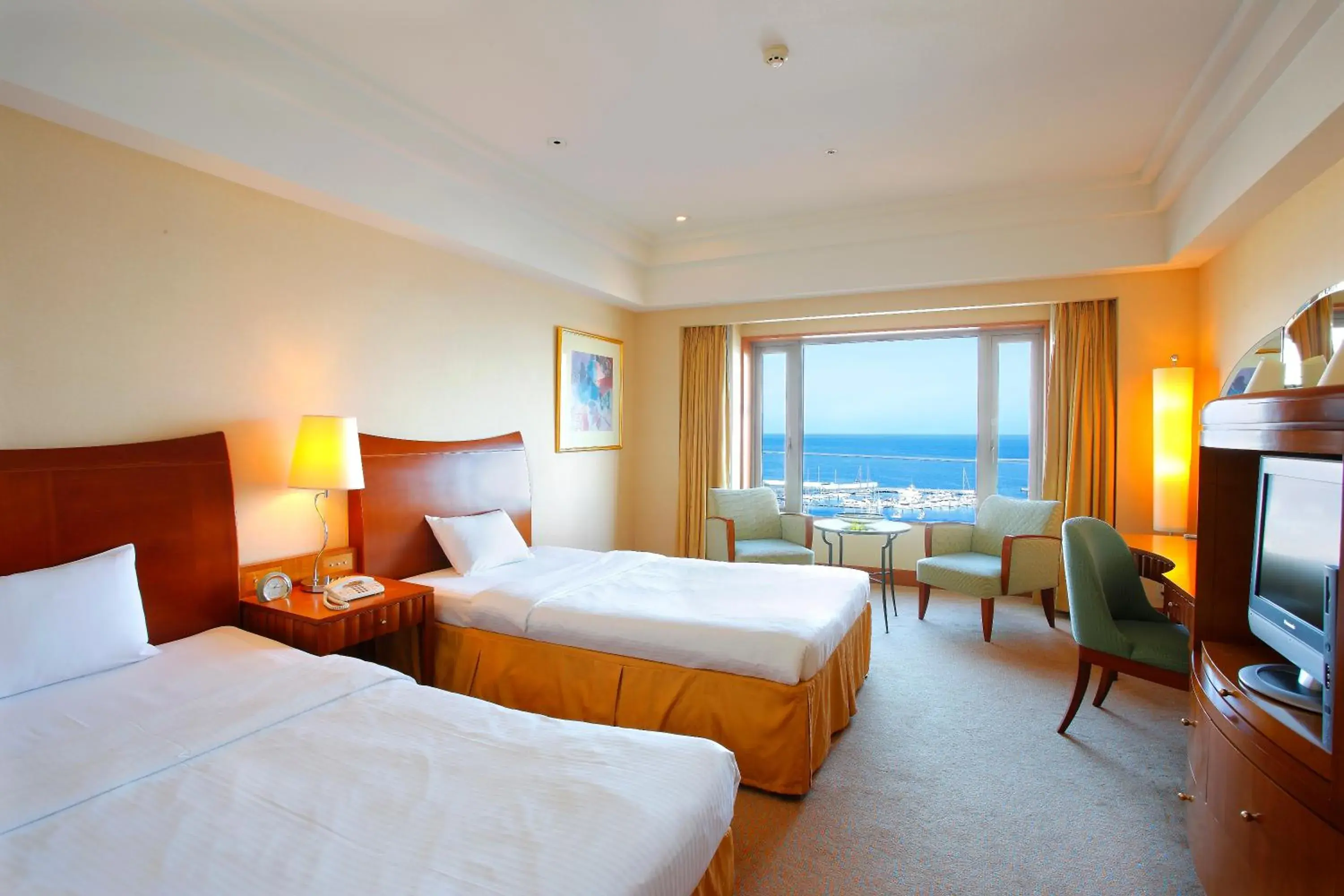 Superior Twin Room with Ocean View - single occupancy - Non-Smoking in Grand Park Otaru Hotel