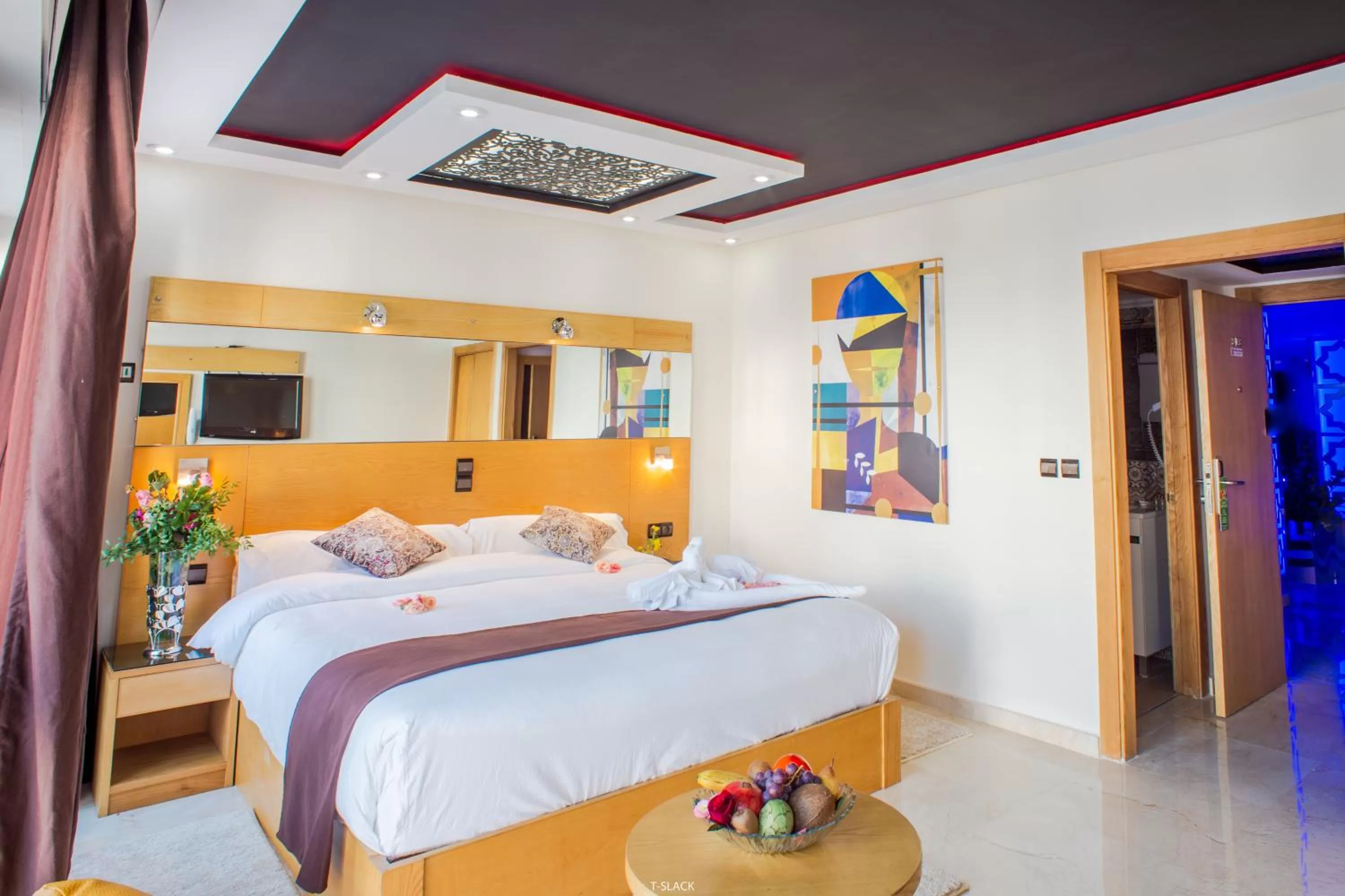 Bed in Hôtel Tanjah Flandria