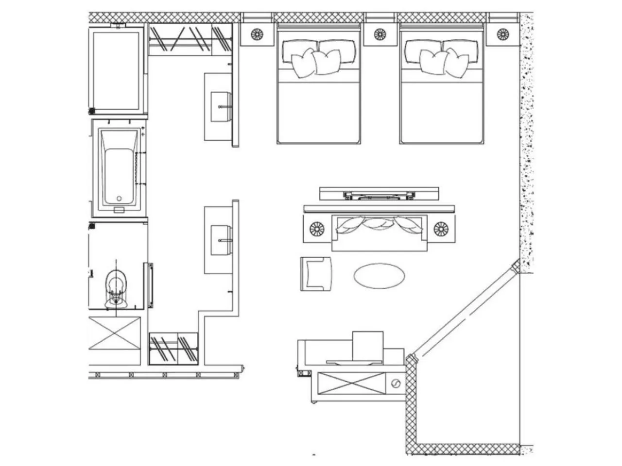 Floor plan in Dusit Thani Guam Resort