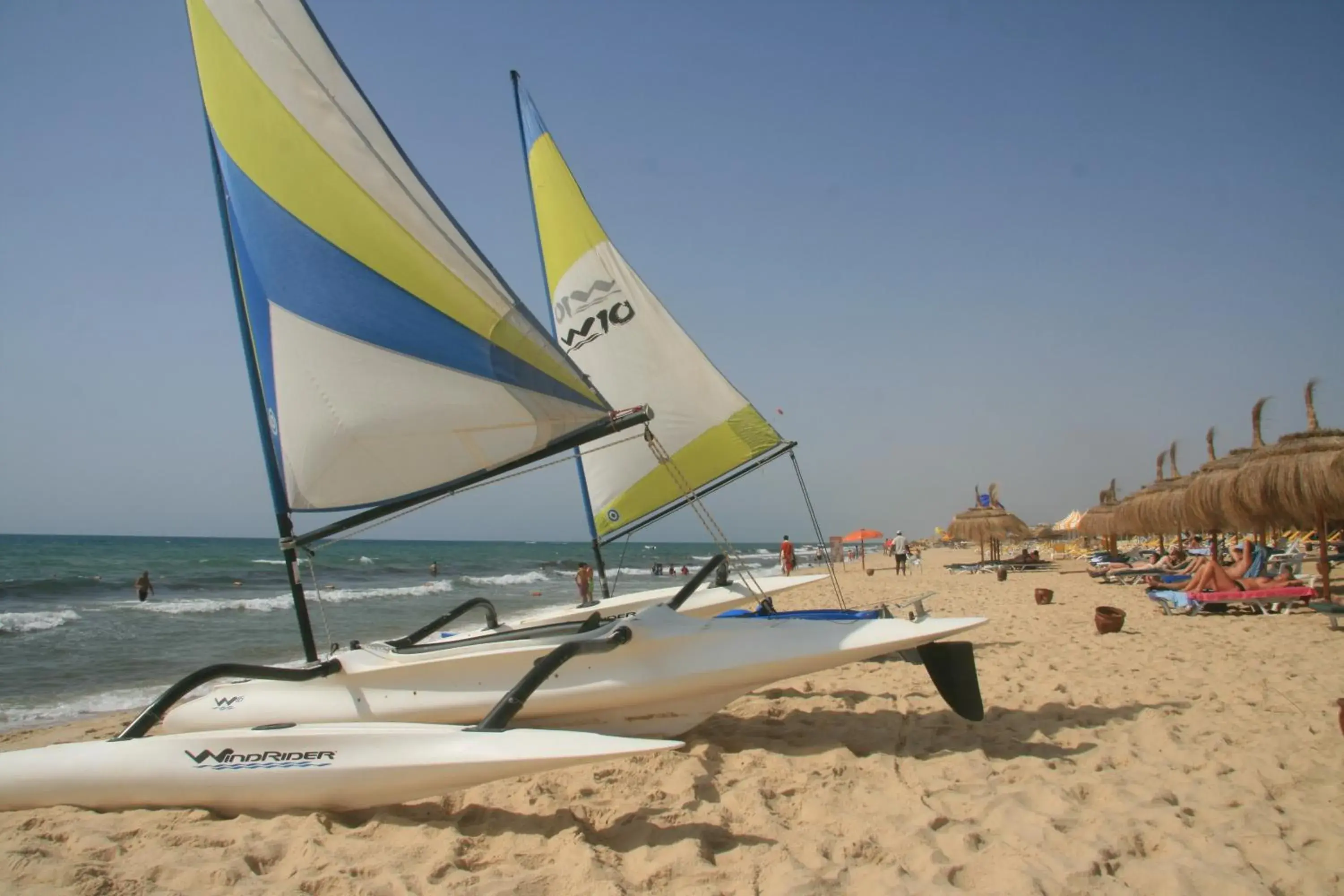 Beach, Windsurfing in El Mouradi Hammamet