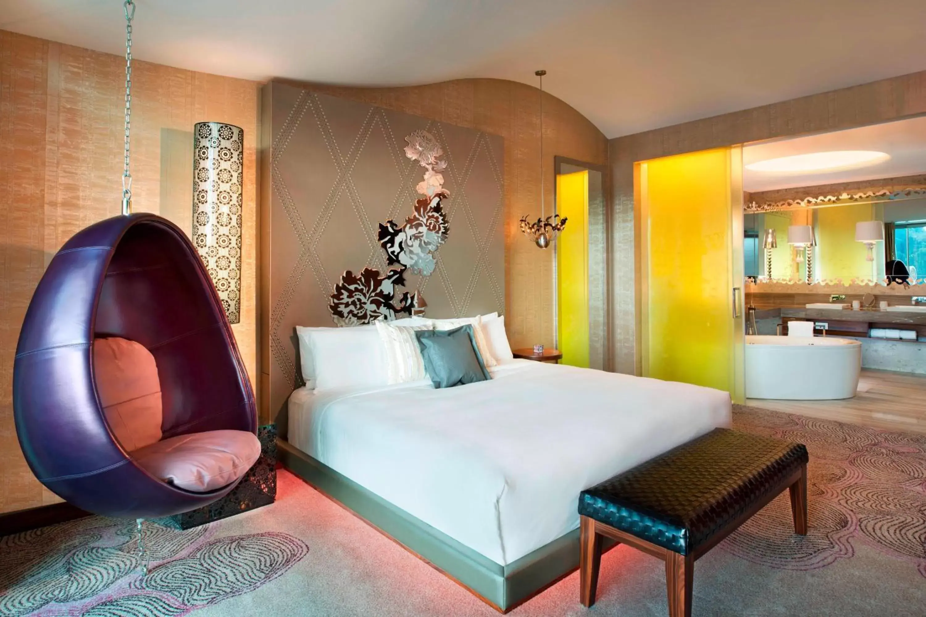 Bedroom, Bed in W Singapore - Sentosa Cove