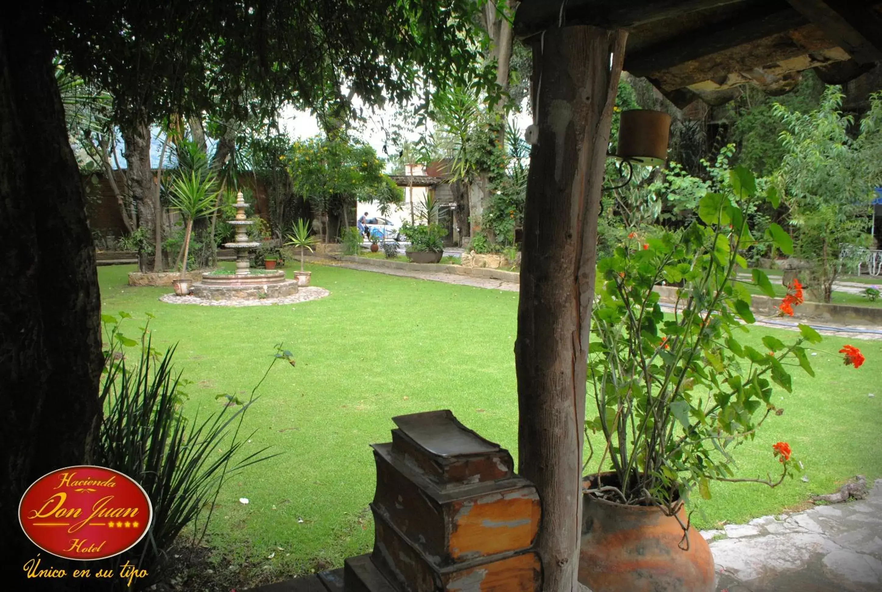 Garden in Hotel Hacienda Don Juan San Cristobal de las Casas Chiapas