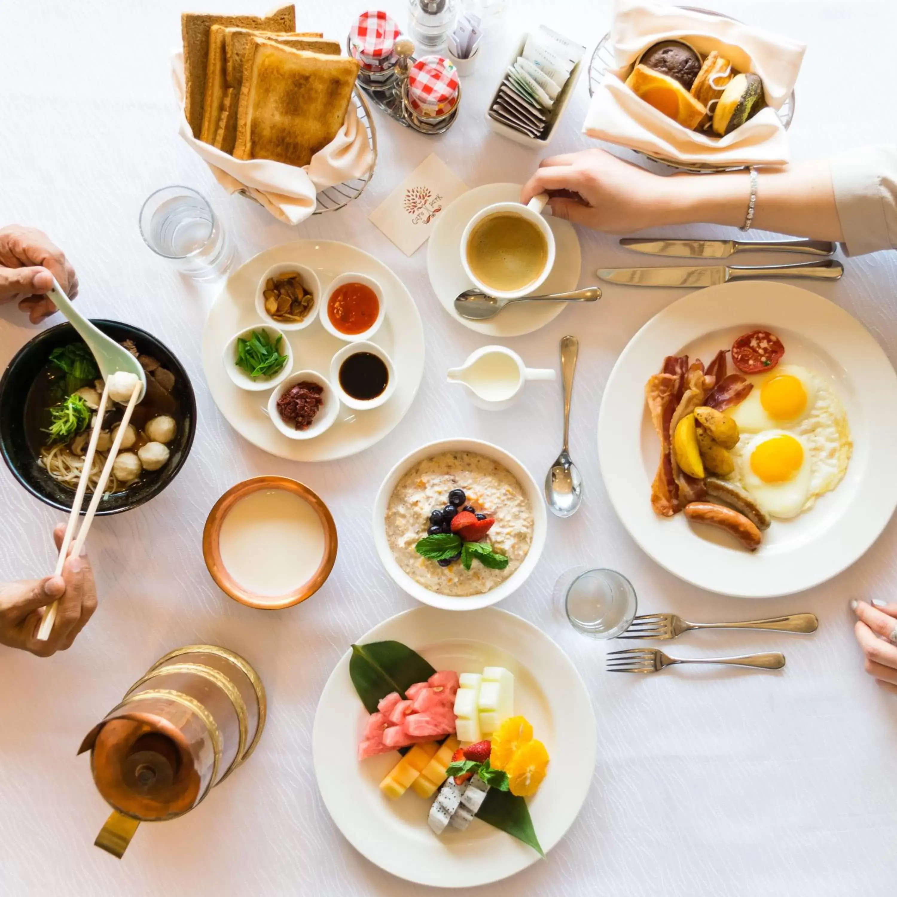 Food close-up, Breakfast in Shangri-La Ulaanbaatar