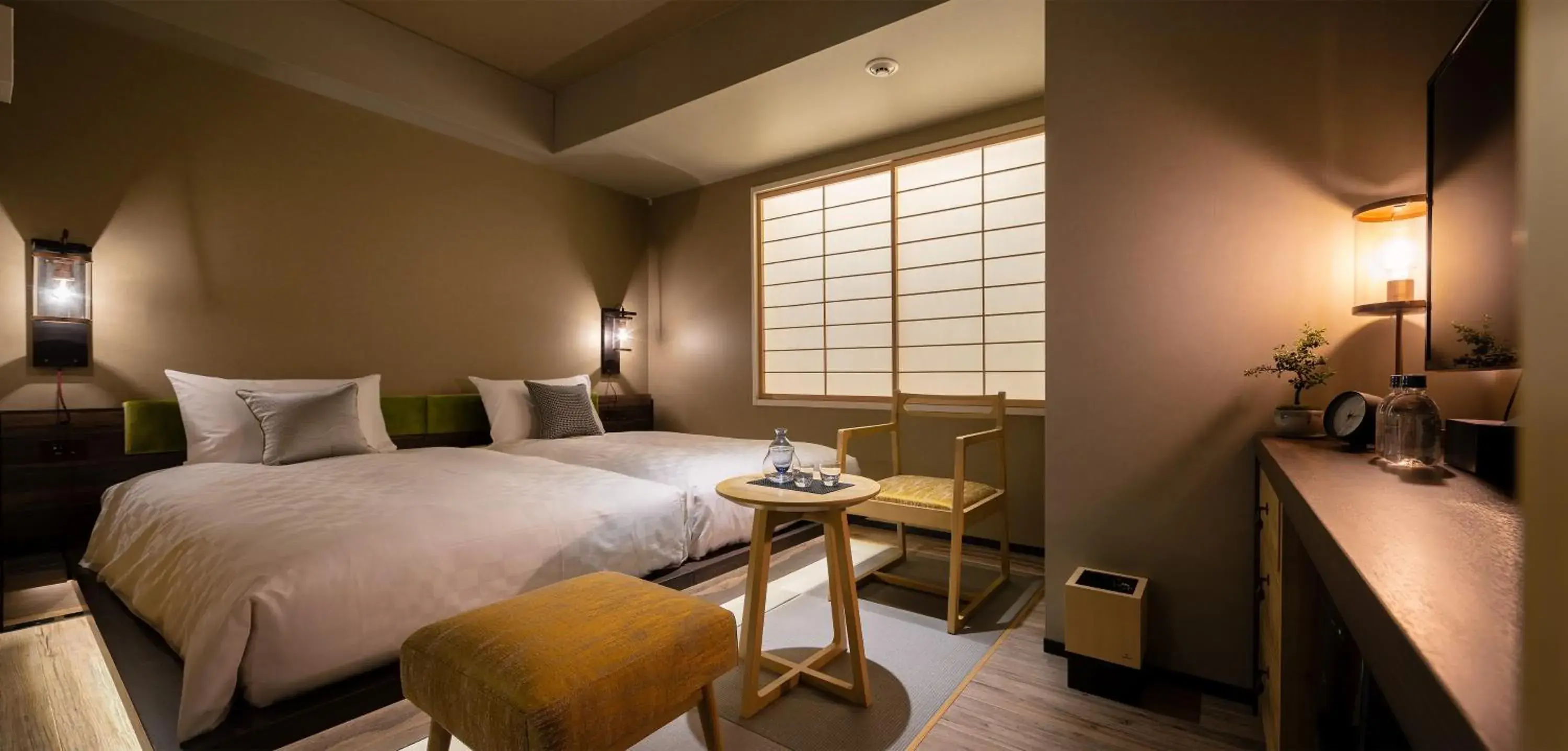 Photo of the whole room, Bed in Hotel Resol Kyoto Kawaramachi Sanjo