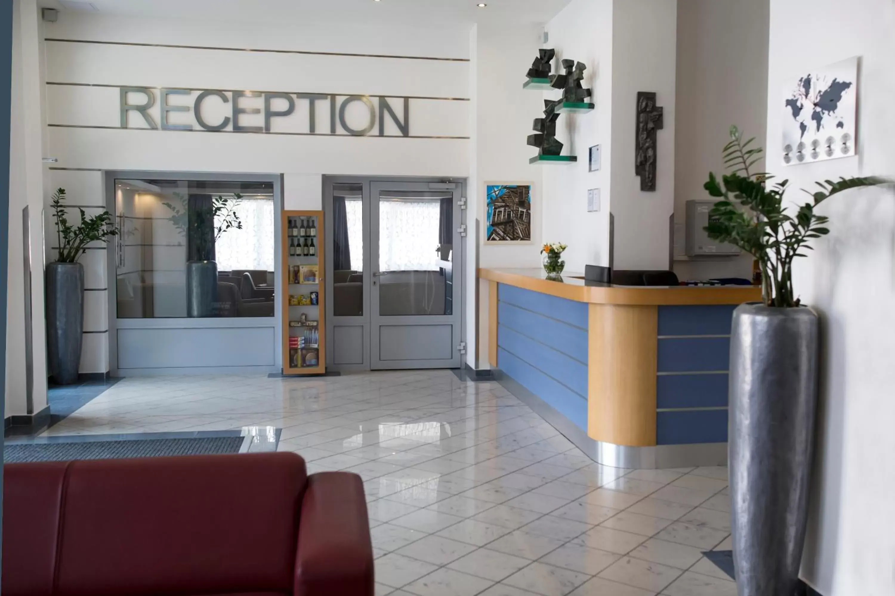 Lobby or reception in Hotel Marttel
