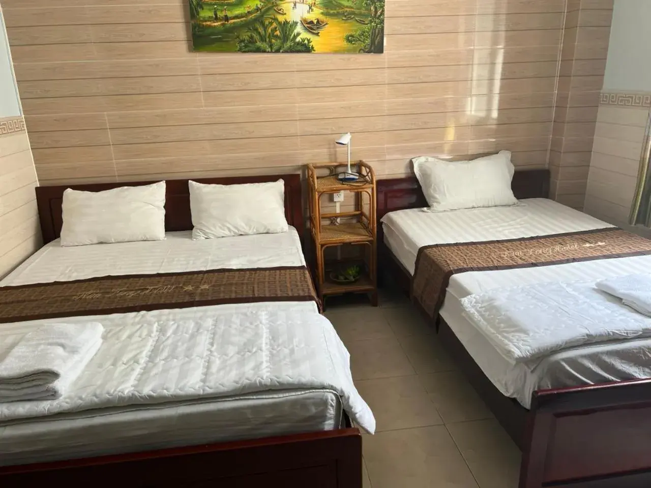 Photo of the whole room, Bed in Kim Long Hotel