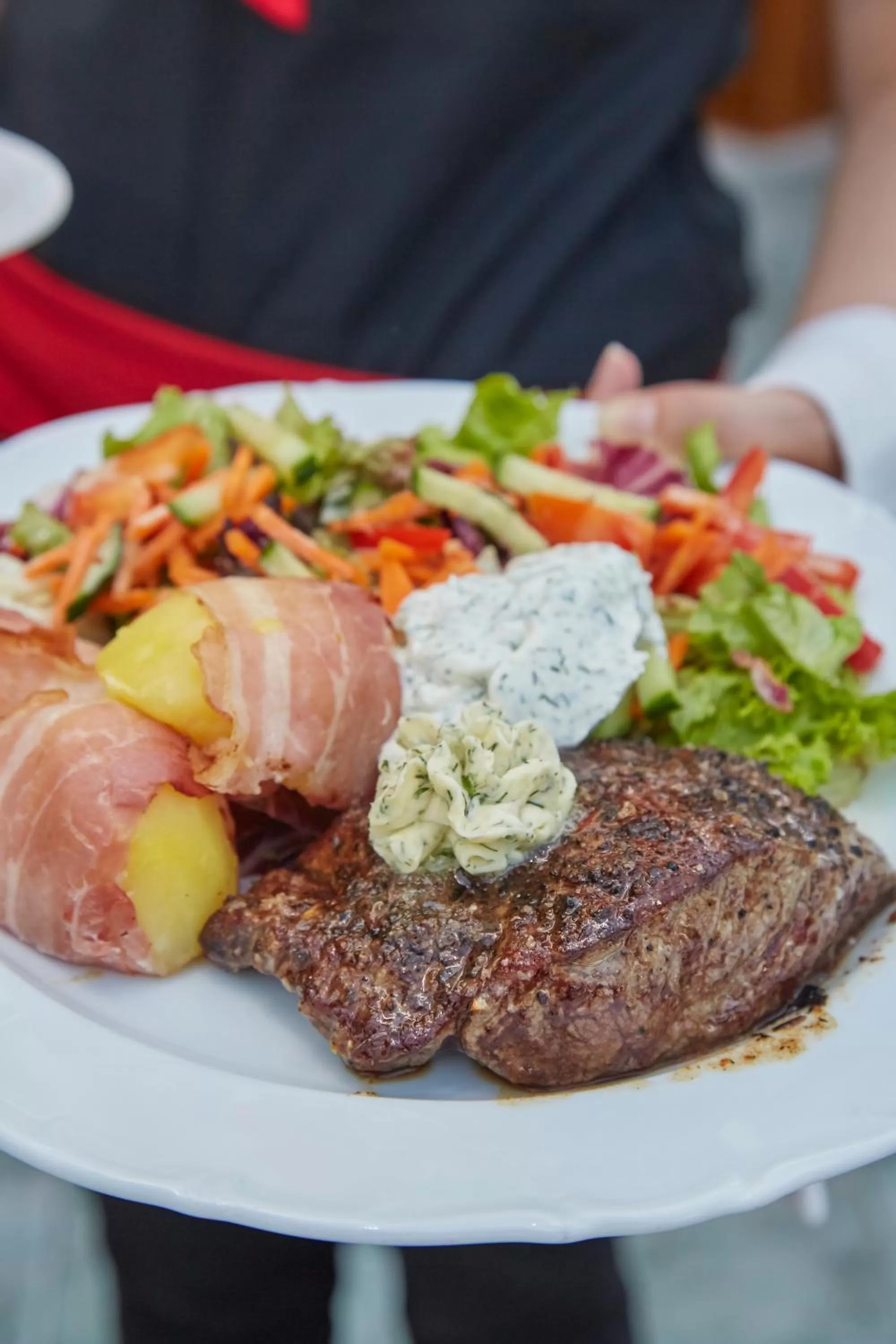 Food close-up in Flair Hotel Villa Ilske