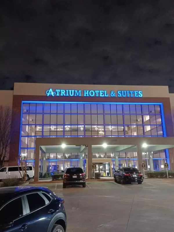 Property building in Atrium Hotel and Suites DFW Airport