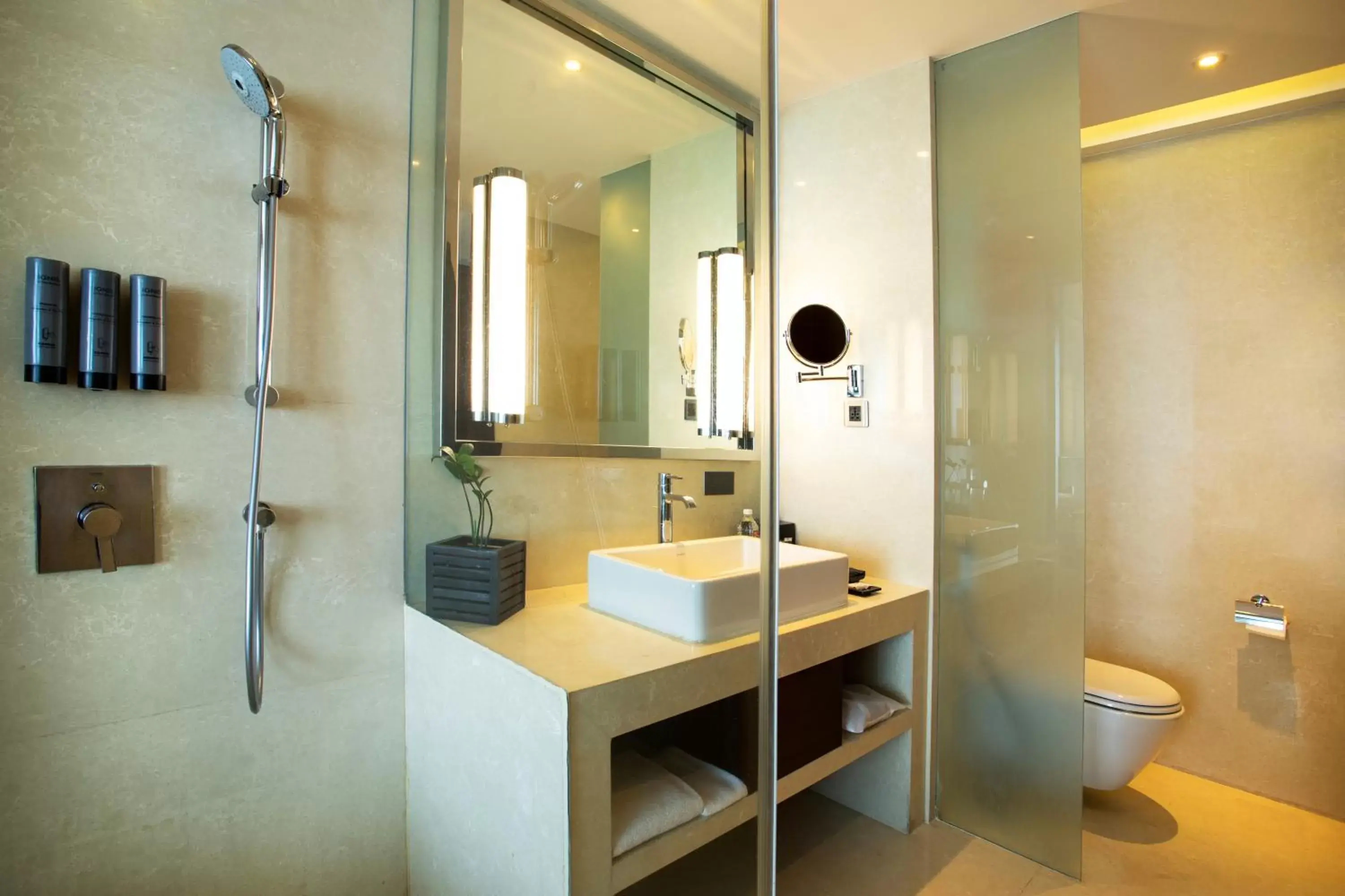 Bathroom in Courtyard by Marriott Pune Chakan