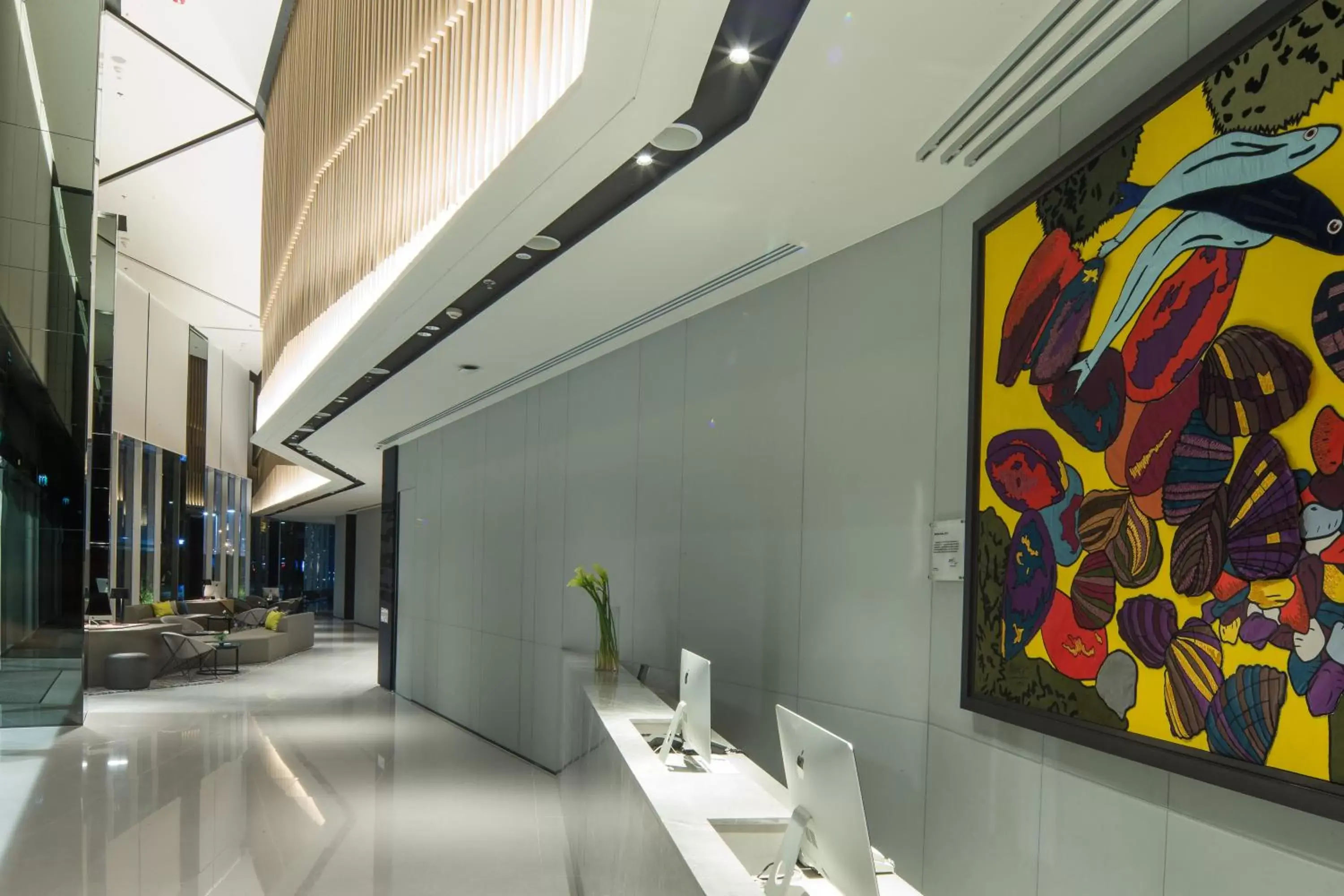 Lobby or reception, Lobby/Reception in Modena by Fraser Bangkok - SHA Extra Plus