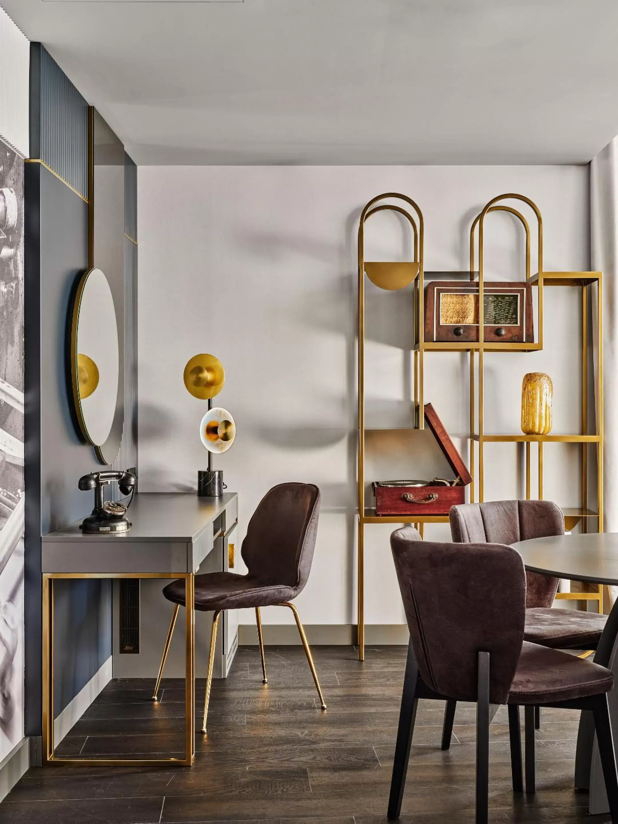 Living room in Garamond, a Tribute Portfolio Hotel, Krakow Old Town Living room in Garamond, a Tribute Portfolio Hotel, Krakow Old Town