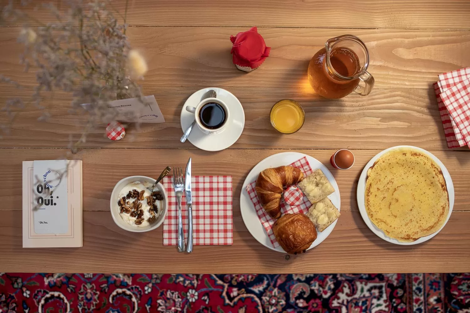 Food and drinks in Chouchou Hotel