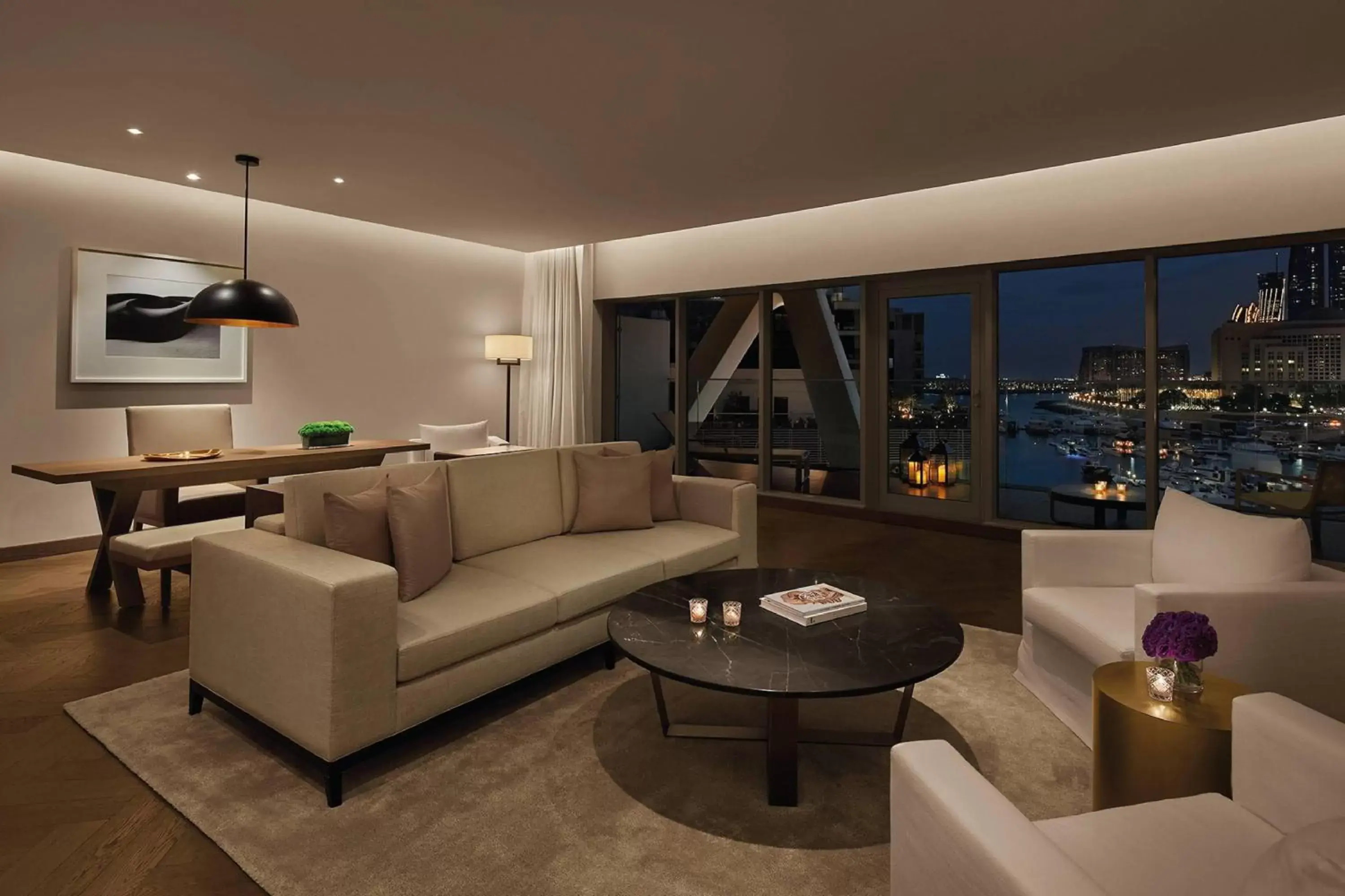 Living room, Seating Area in The Abu Dhabi EDITION