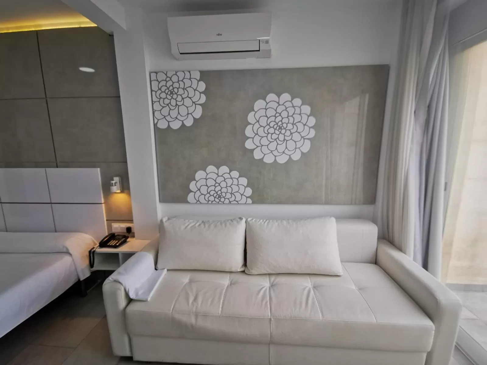 Living room in Sol Playa Suites