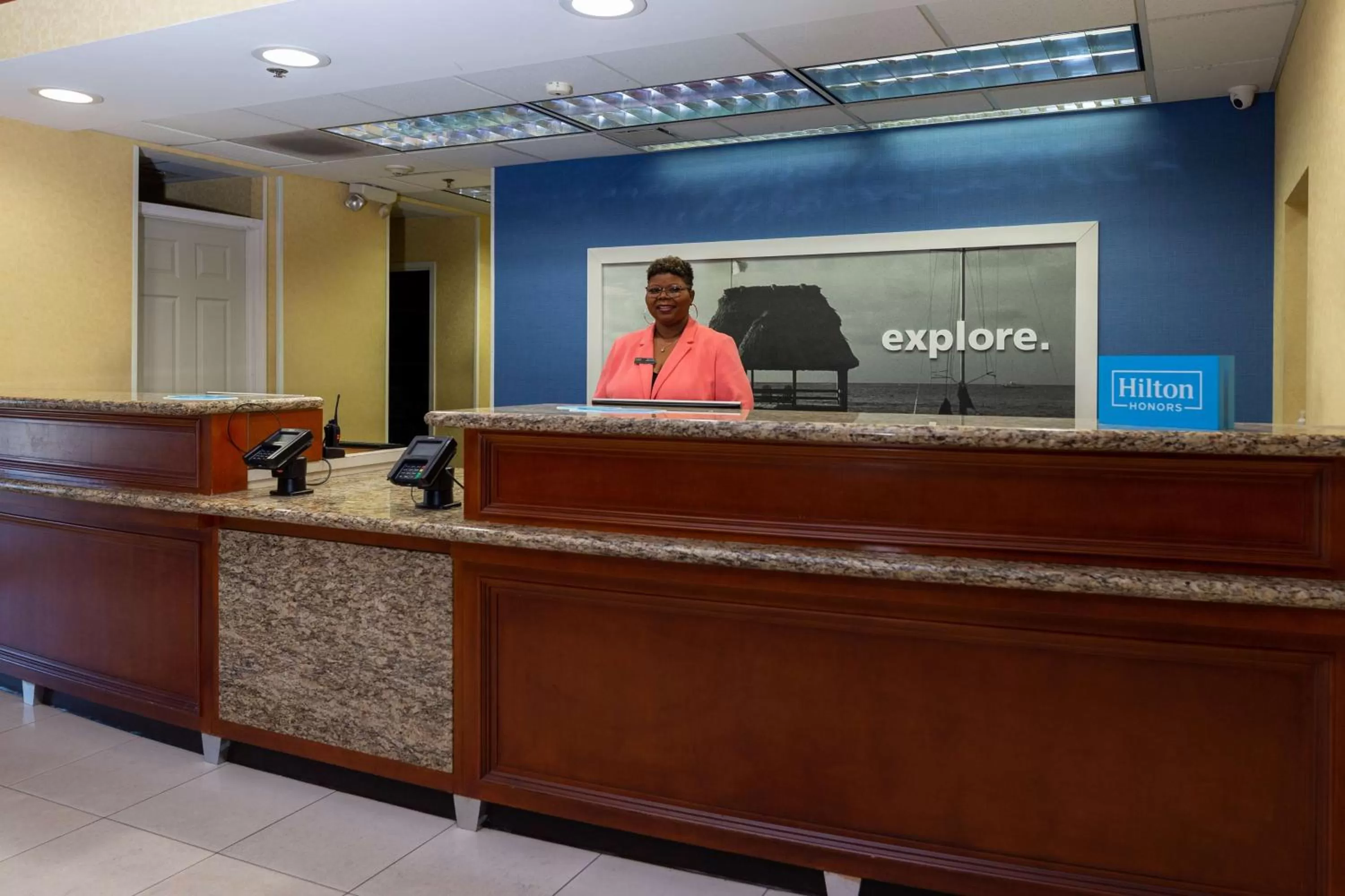 Lobby or reception in Hampton Inn & Suites Jacksonville Deerwood Park