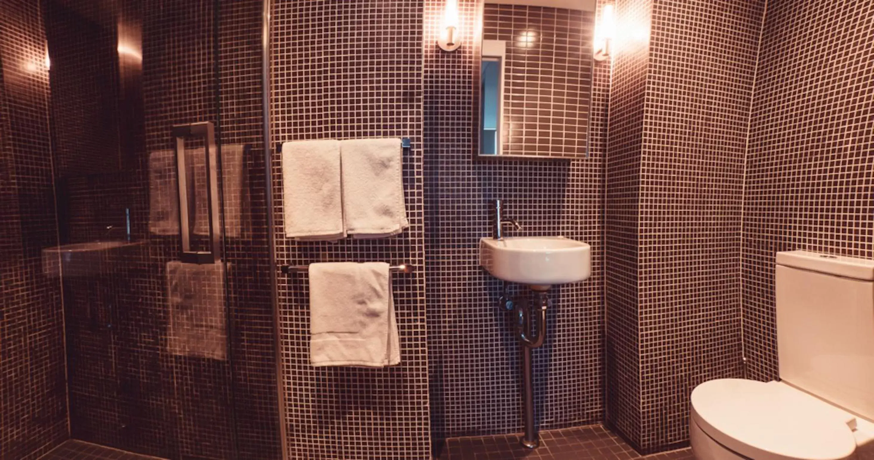 Shower, Bathroom in Crown Hotel Surry Hills