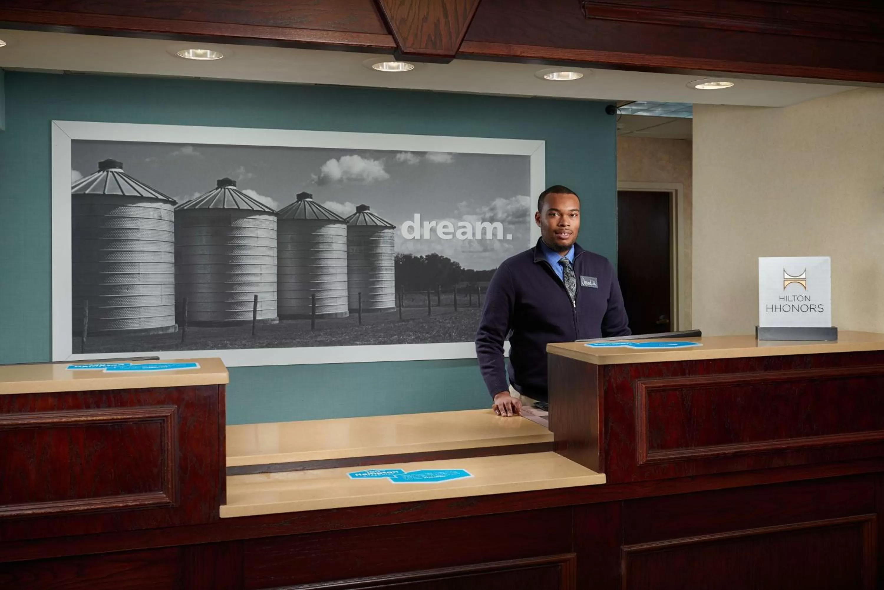 Lobby or reception in Hampton Inn Goldsboro