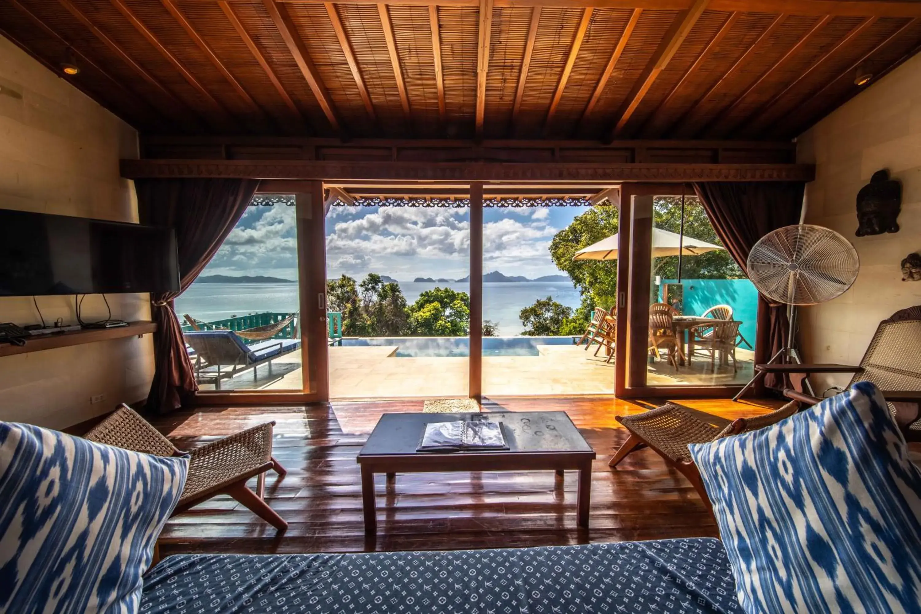 Living room in Karuna El Nido Villas Living room in Karuna El Nido Villas