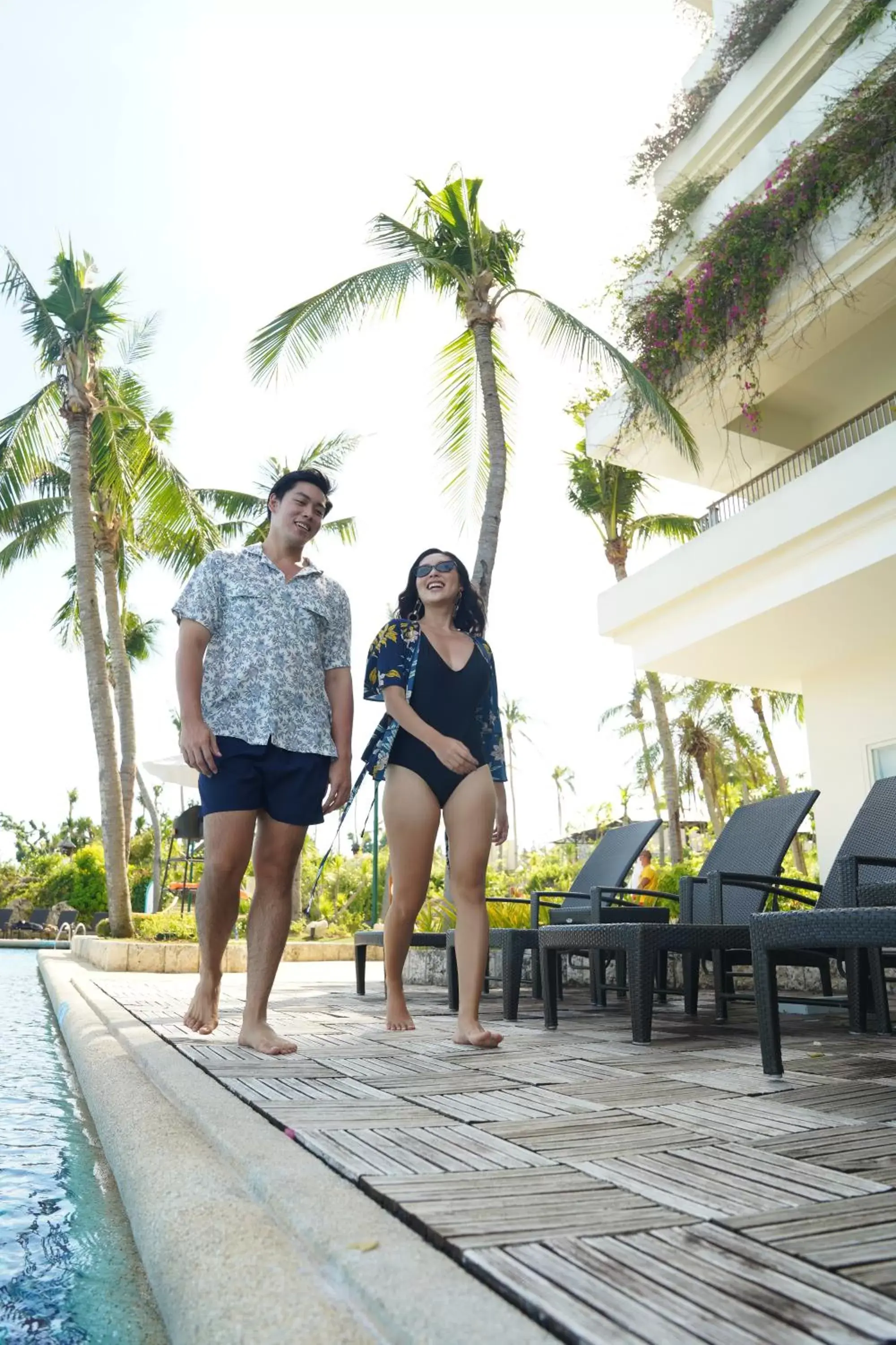 Swimming pool in Shangri-La Mactan, Cebu