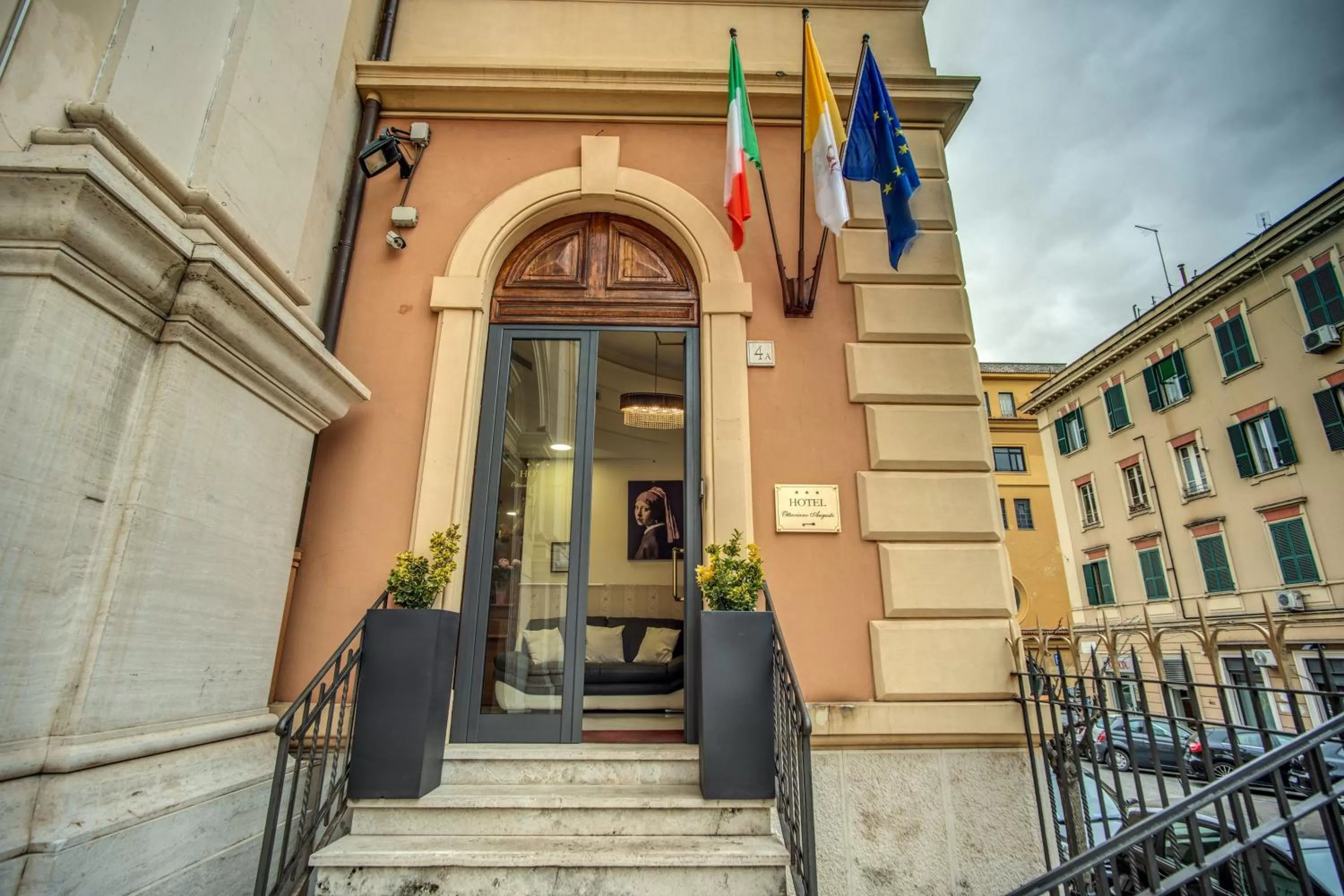 Facade/entrance in Hotel Ottaviano Augusto