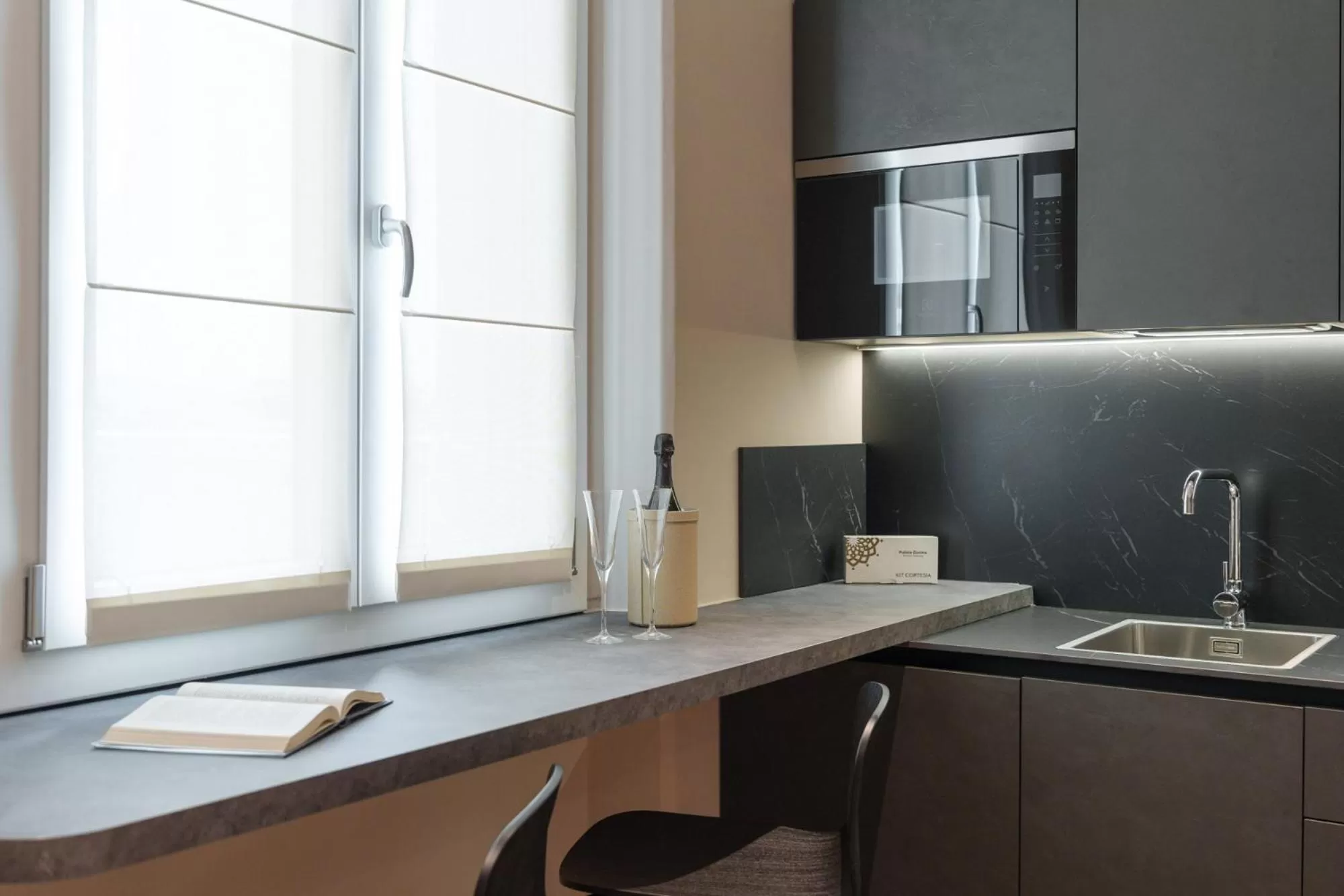 Kitchen or kitchenette in Vi Suites
