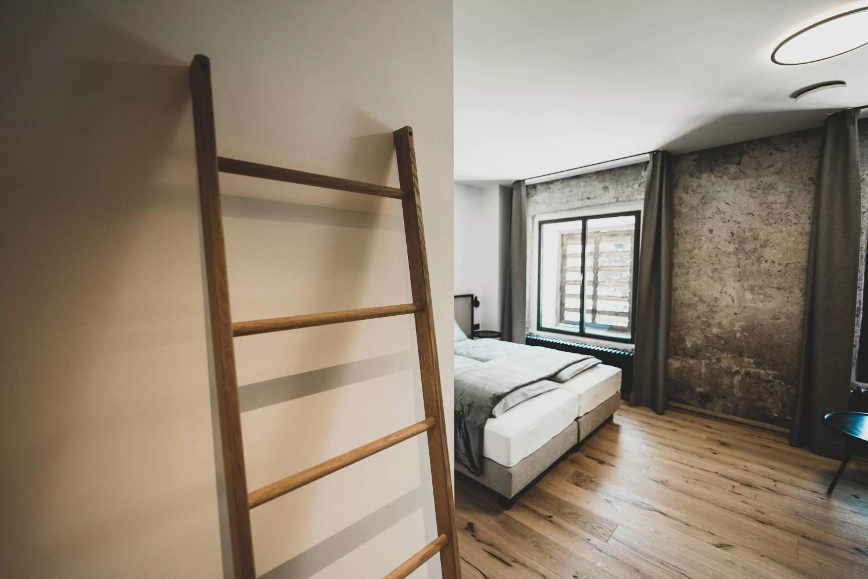 Decorative detail, Bed in LANDHOTEL ALTE ZOLLSTATION- Historical Building