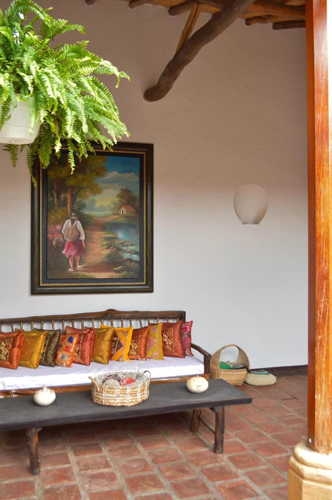 Living room in Hotel Casa Claustro De Zapatoca