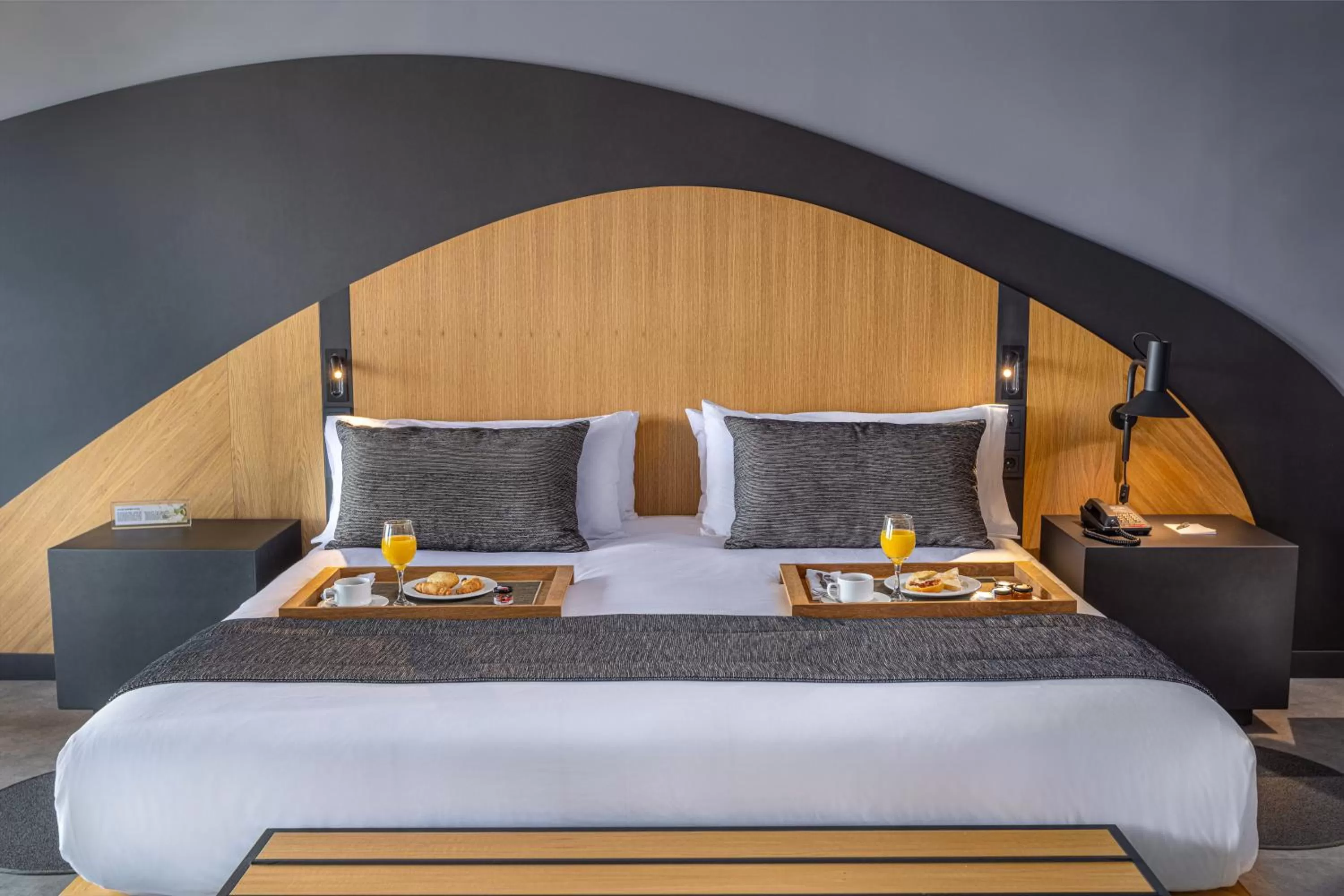 Continental breakfast, Bed in Hotel Faro, a Lopesan Collection Hotel - Adults Only