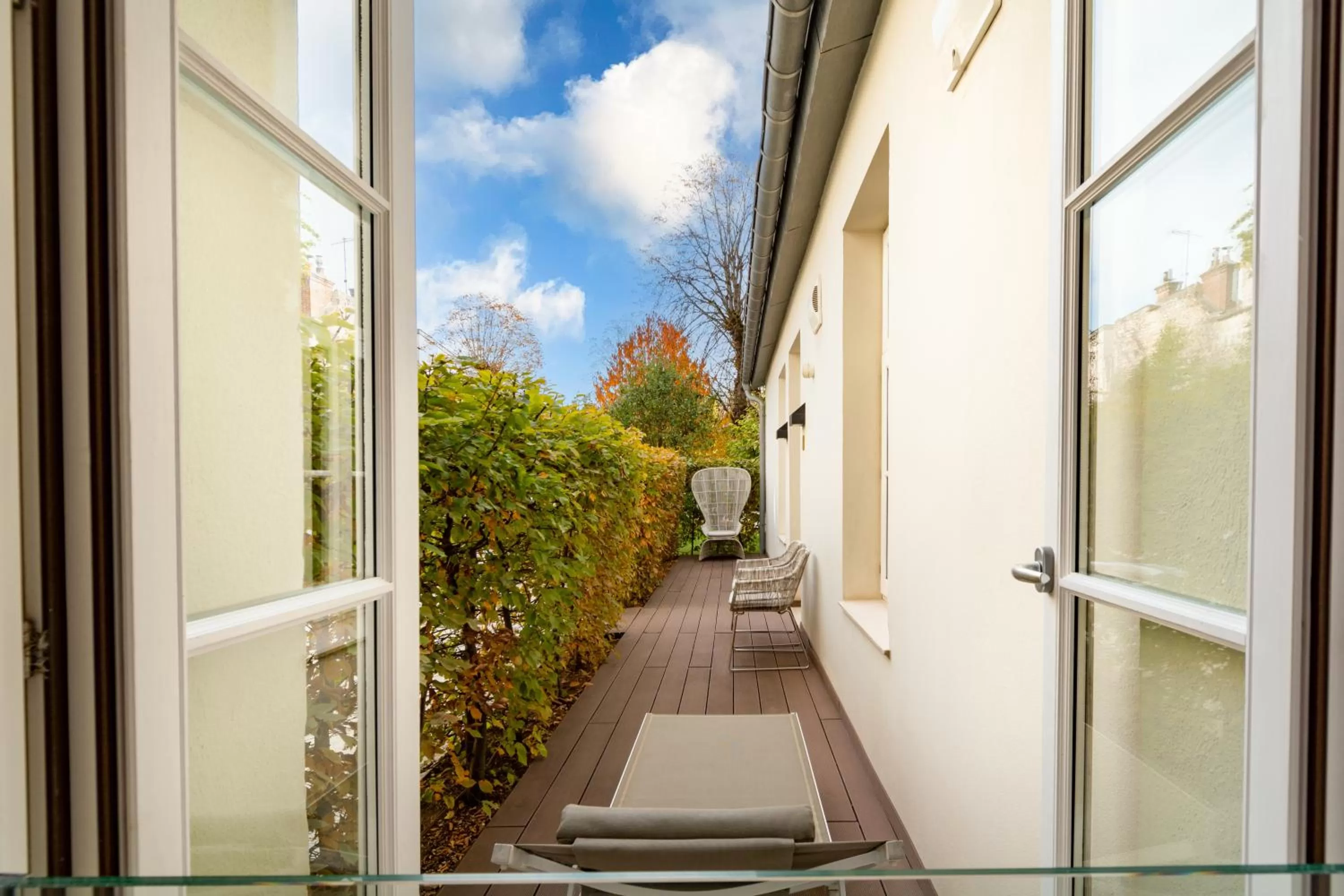 Patio in Hôtel de Cavoye