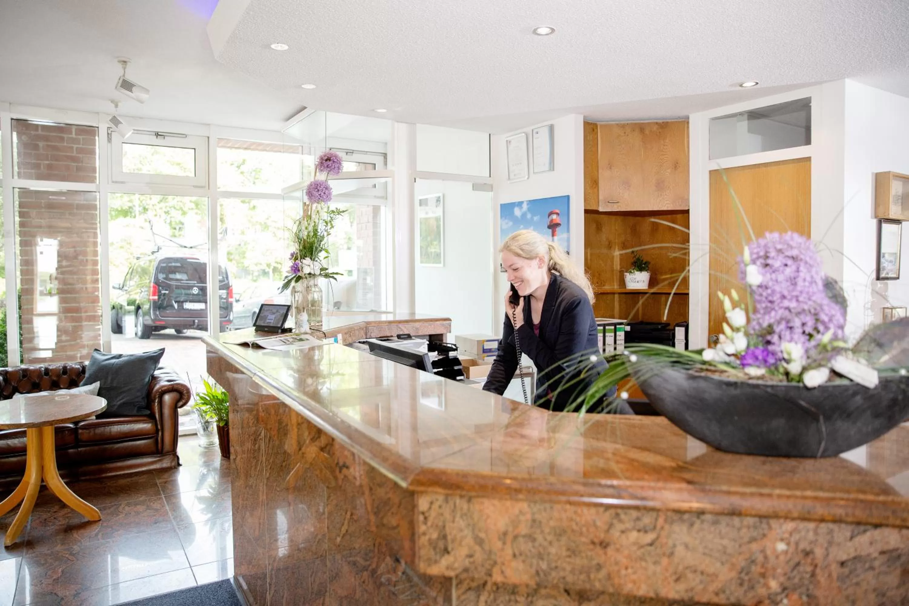 Lobby or reception in Stadthotel Eckernförde