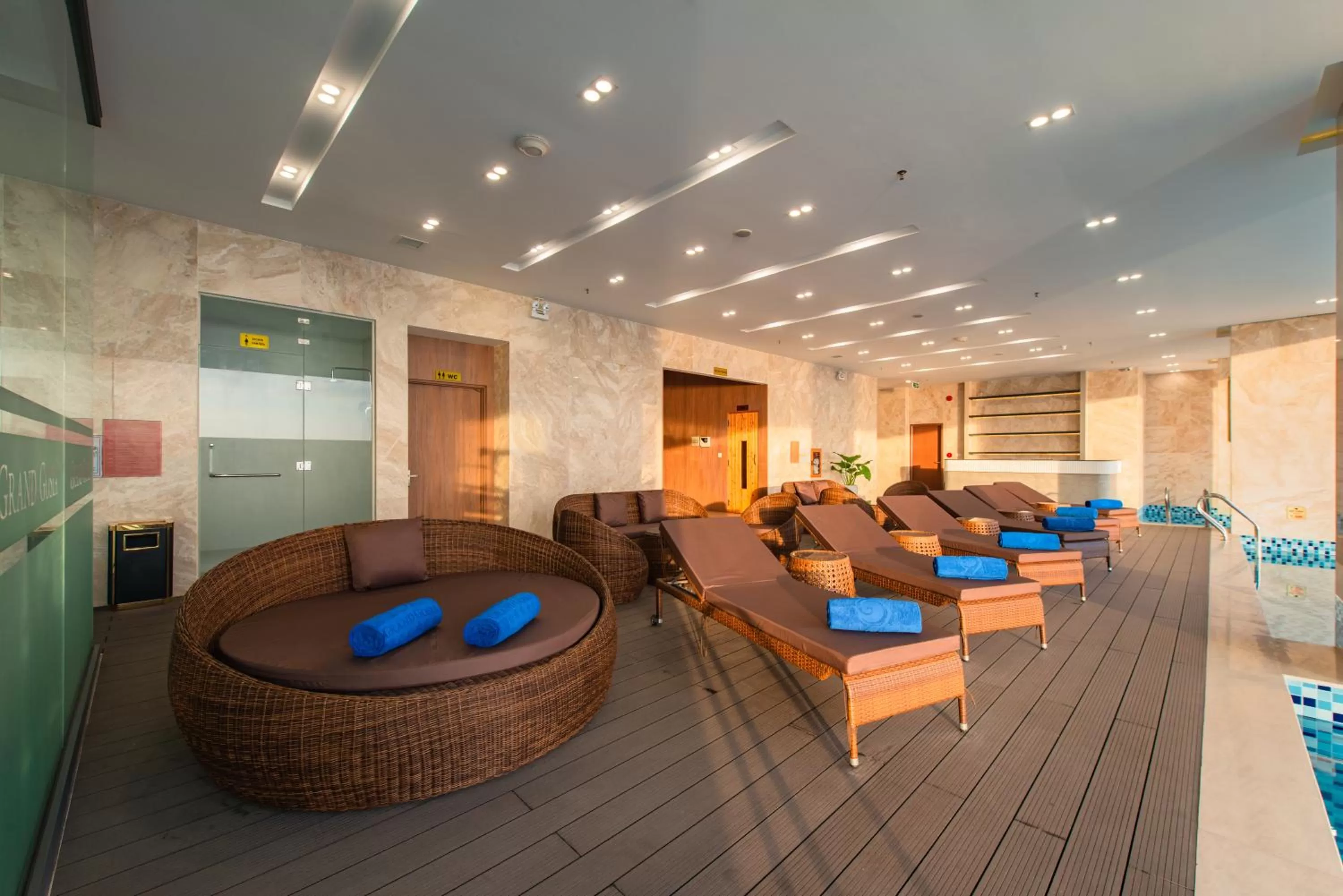 Steam room in Grand Gosia Hotel