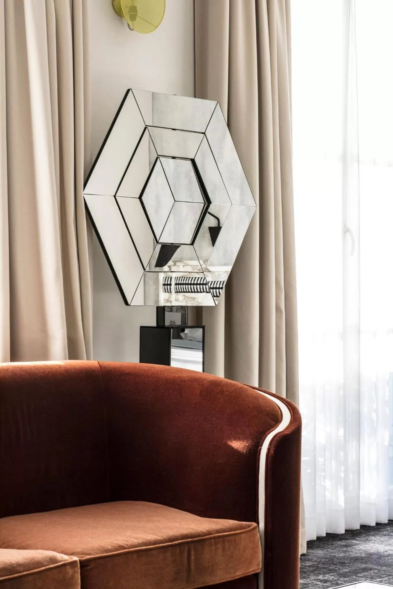 Seating area in Hotel Les Bains Paris