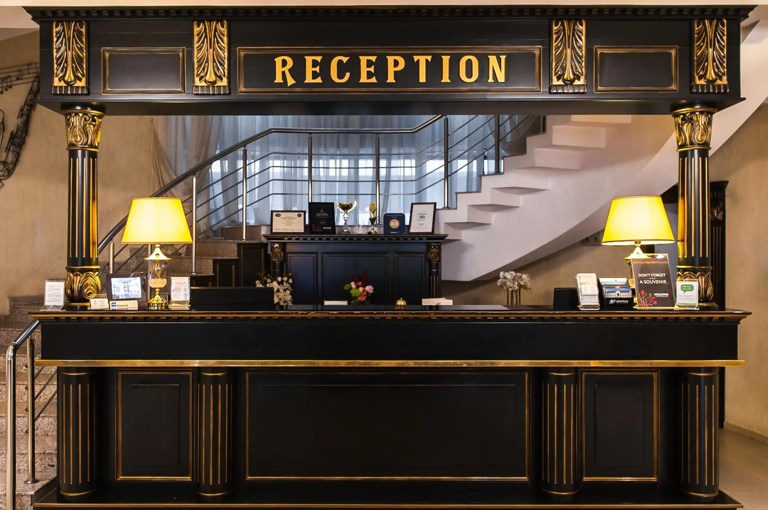 Lobby or reception in Jazz Hotel