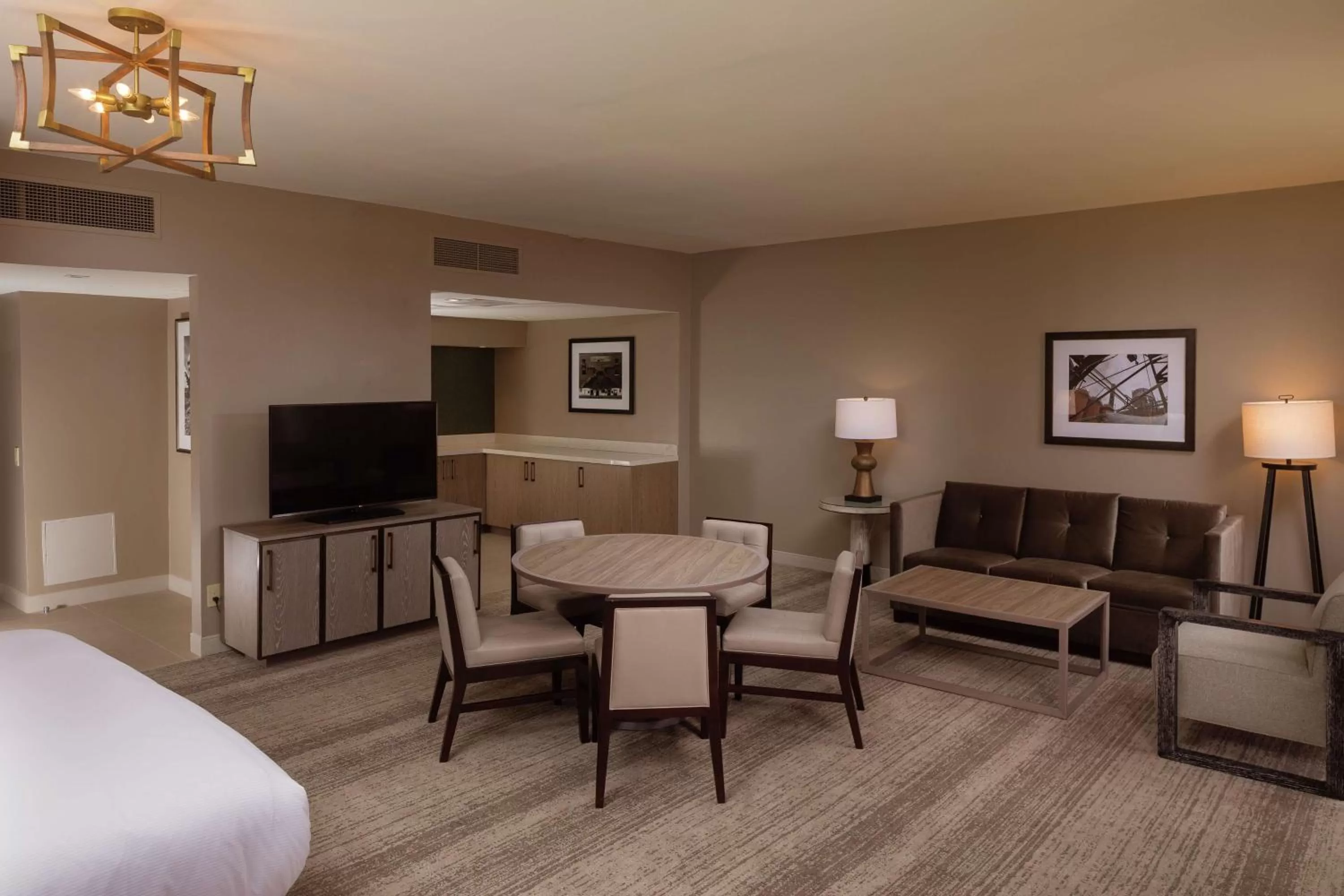 Bedroom in Hilton Birmingham Downtown at UAB