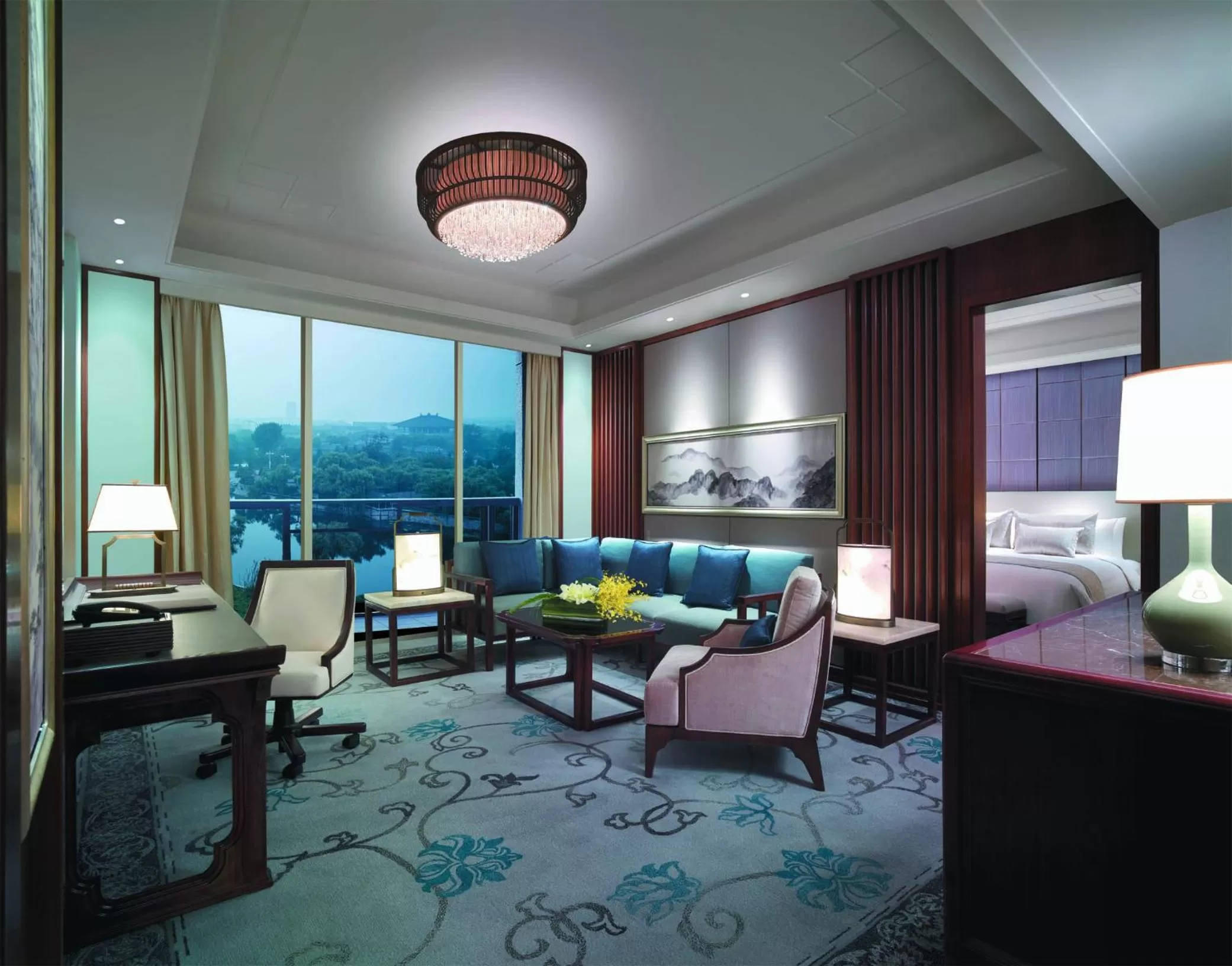 Photo of the whole room in Shangri-La Qufu